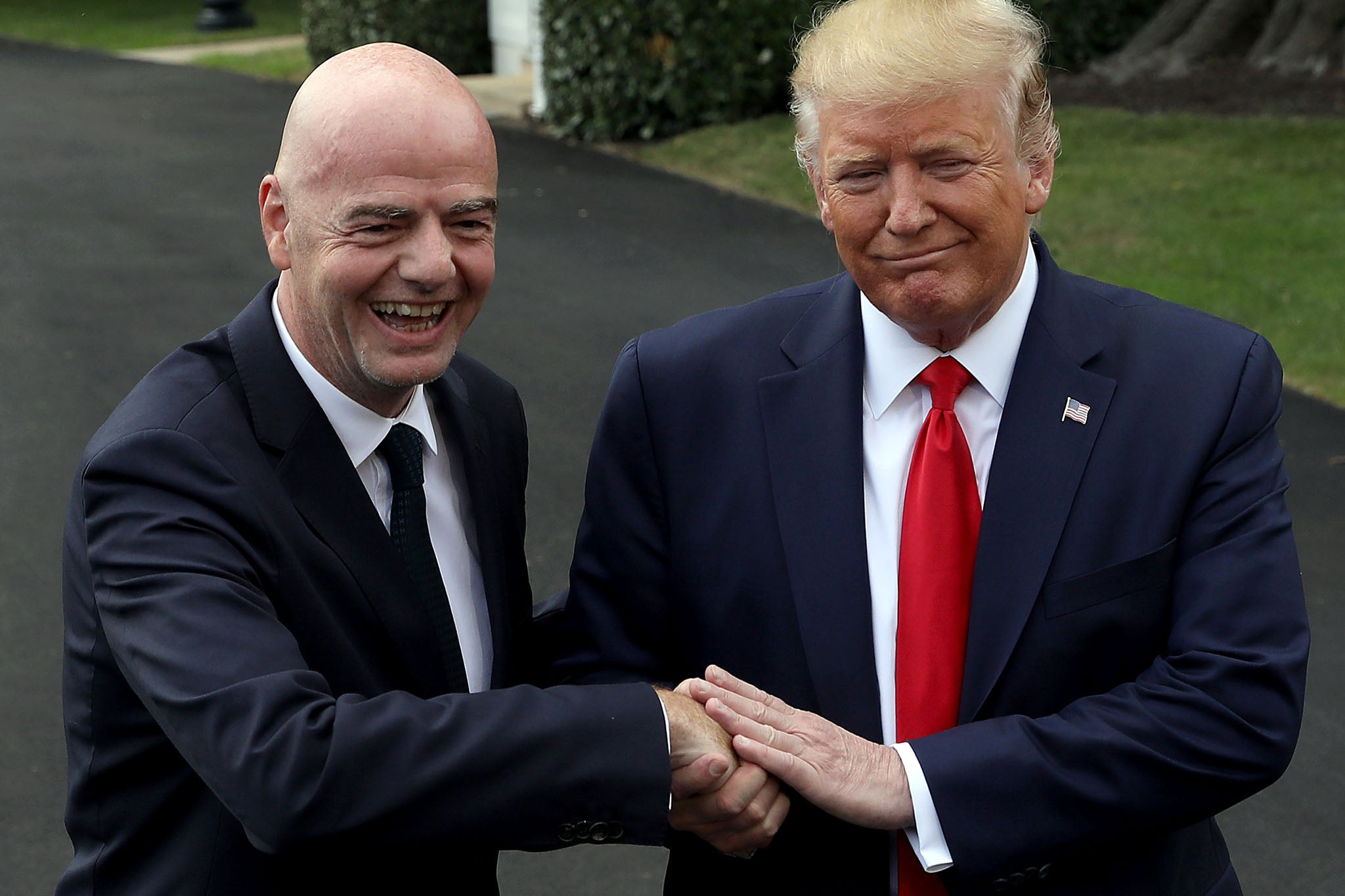 Donald Trump sparked backlash when he called Fifa president Gianni Infantino to intervene with a Team USA player’s suspension