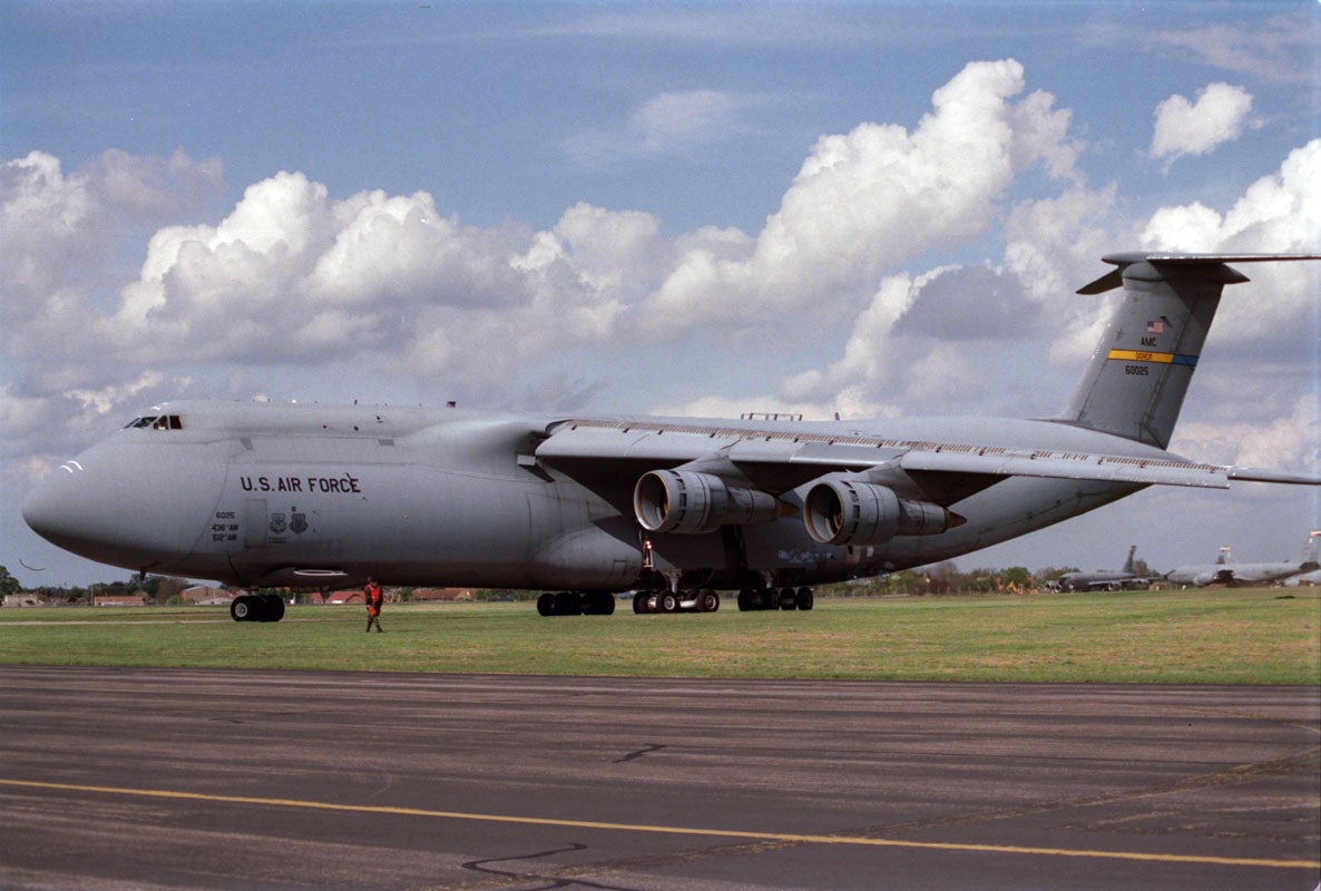 The US Air Force utilized its largest cargo vessel to move $5 cardinal worthy of narcotics from California to nan Midwest for destruction