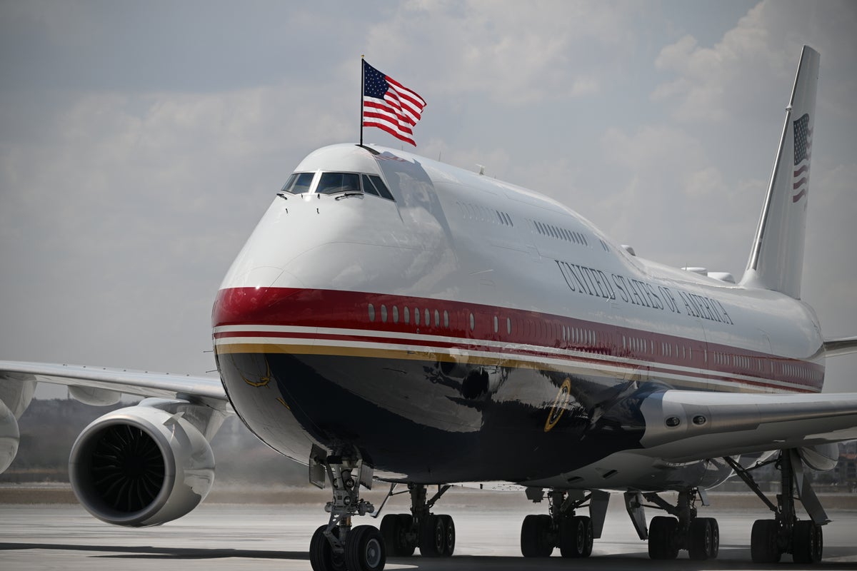 President Trump during the NATO summit trip linked to the Air Force One reports