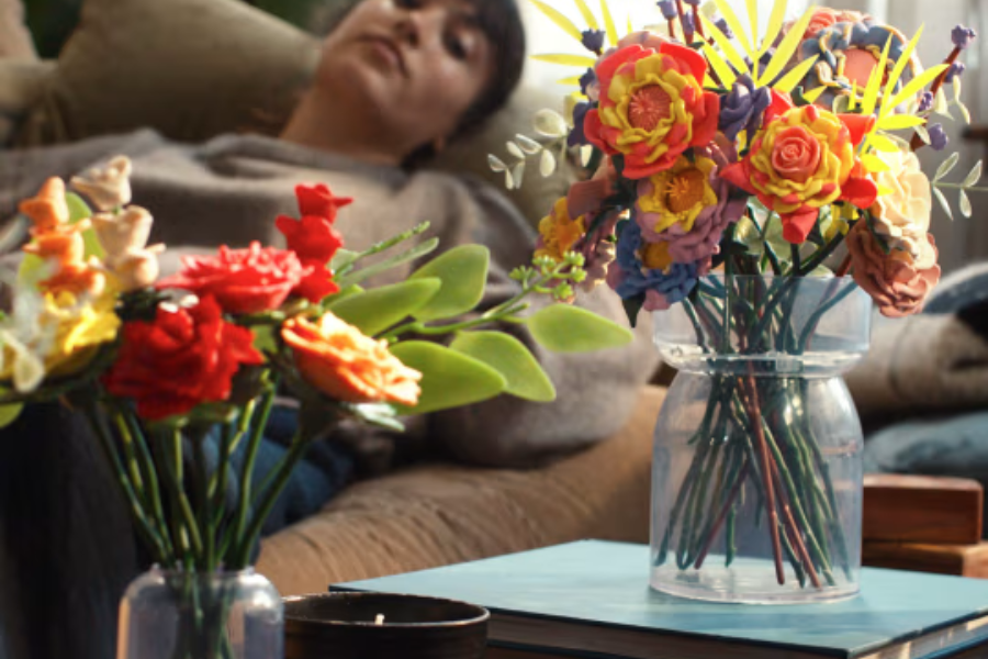 Unlike the children's Blooming Flowers sets, Blooms by Play-Doh is designed for adults, with decorative floral arrangements made for display