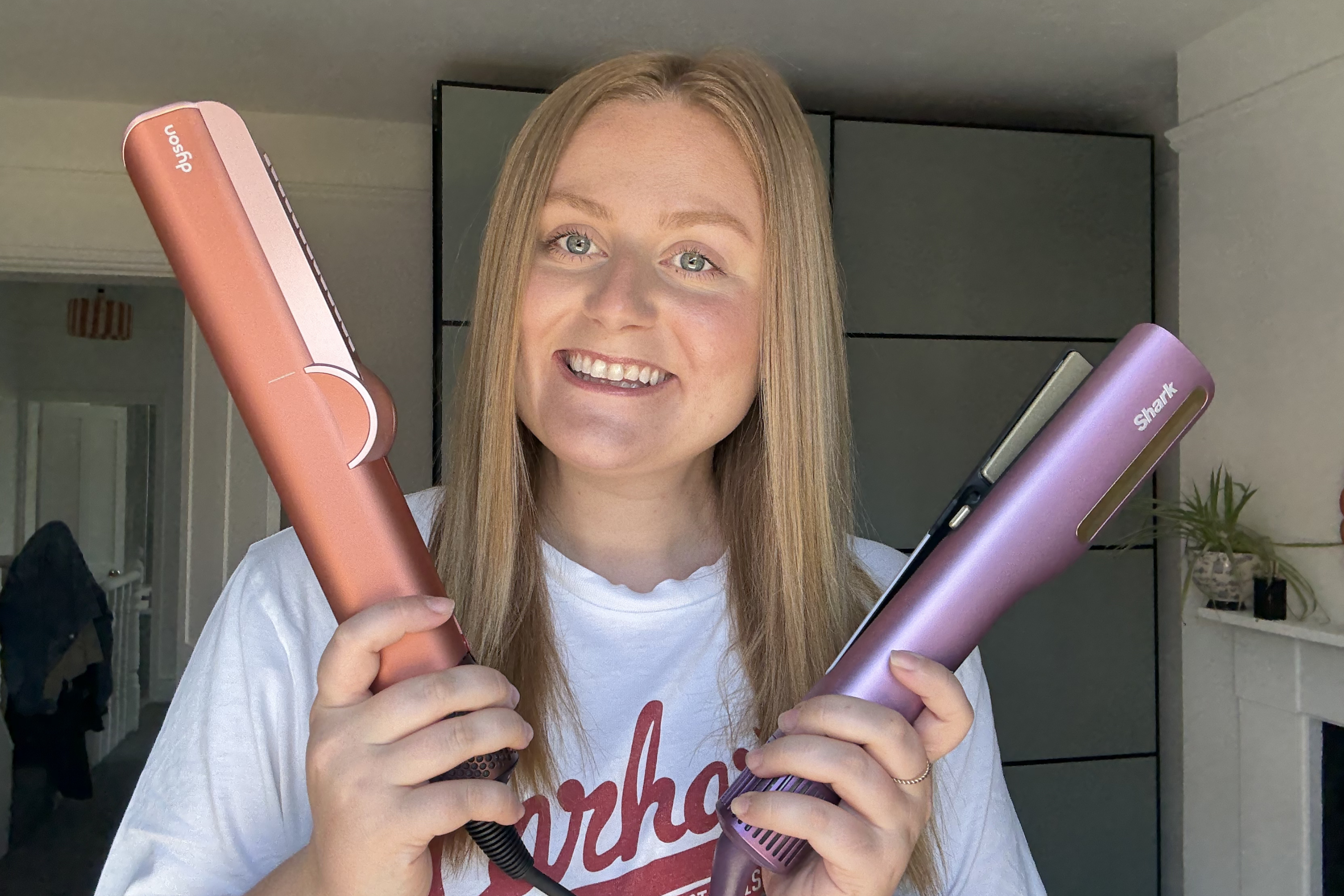 I tested Dyson's $499 airstrait against Shark's $199 silkipro