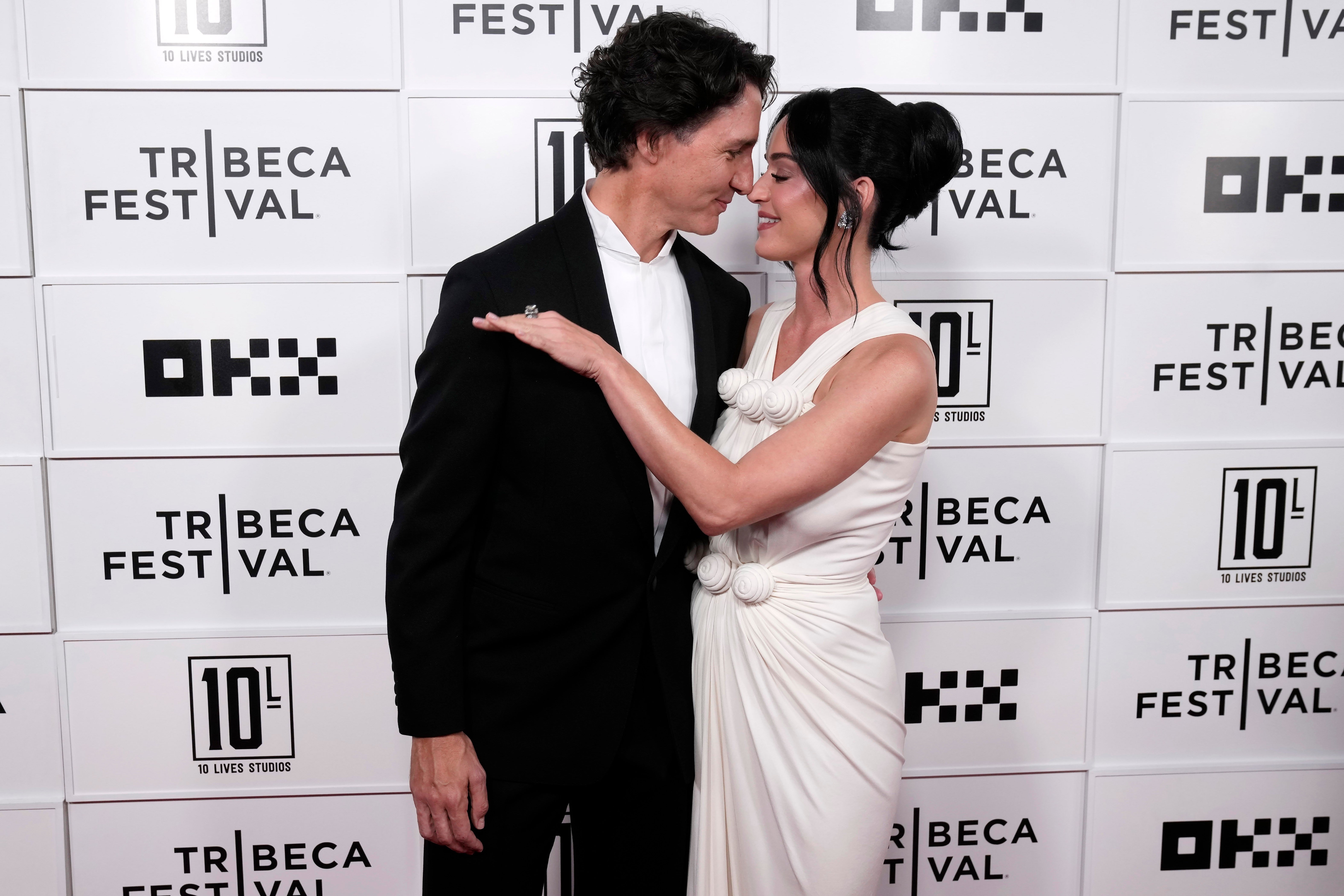 The couple made their red carpet debut together last month at the Tribeca Film Festival premiere of Perry's new concert film