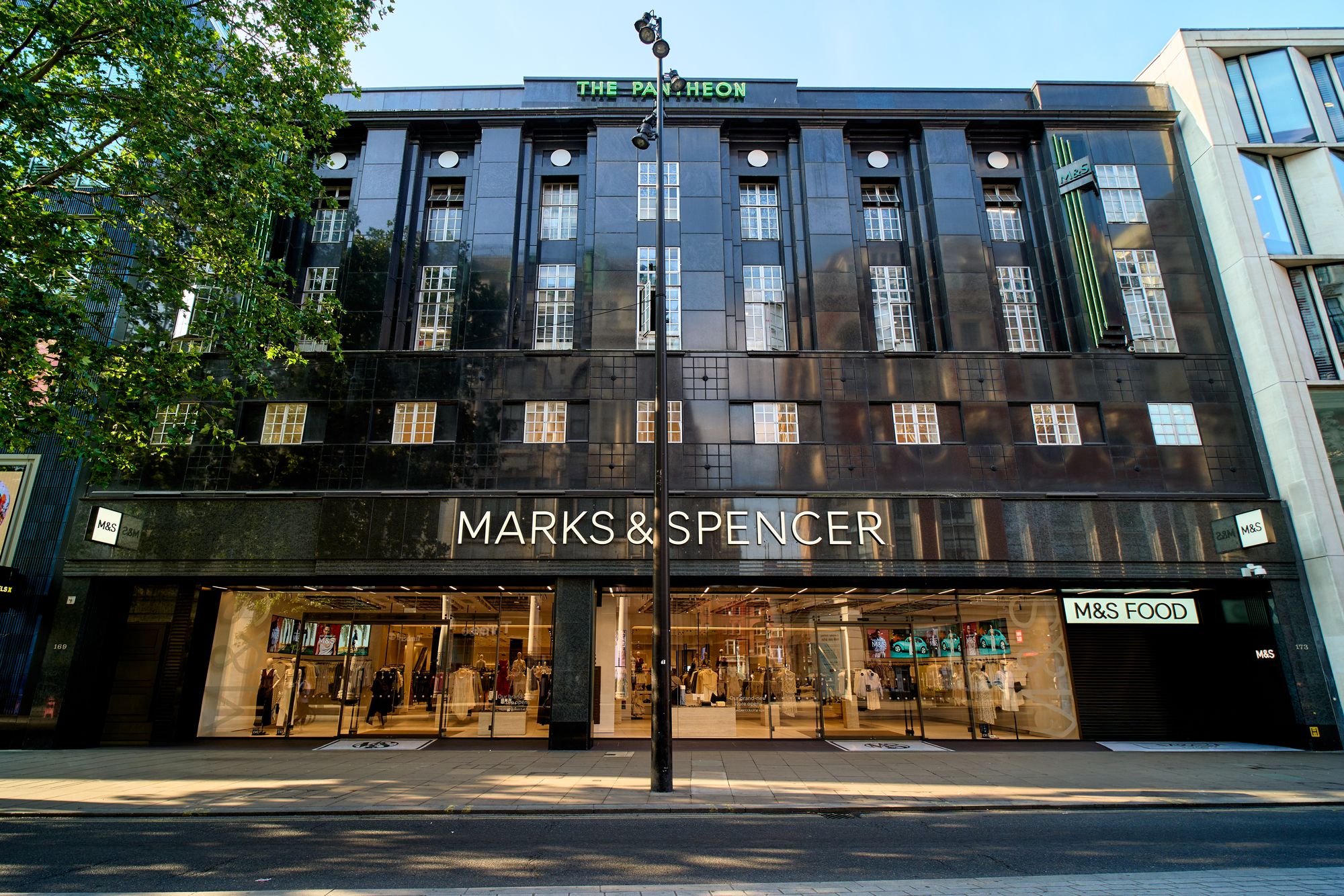 The new M&S Pantheon store on Oxford Street opened on Monday