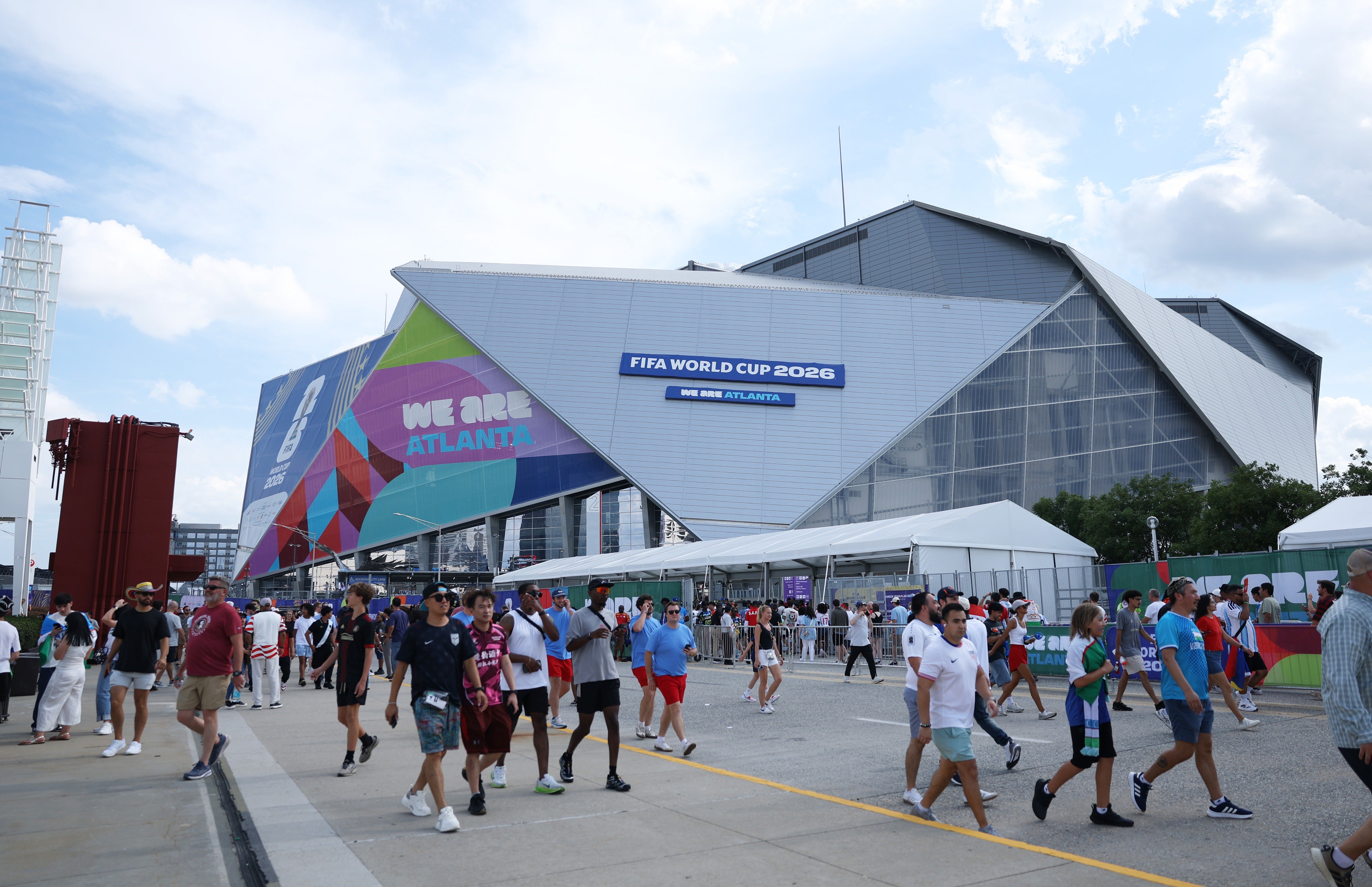 Soccer fans from astir nan world person descended connected Atlanta this summertime to watch nan 8 planned shot matches astatine Mercedez Benz stadium