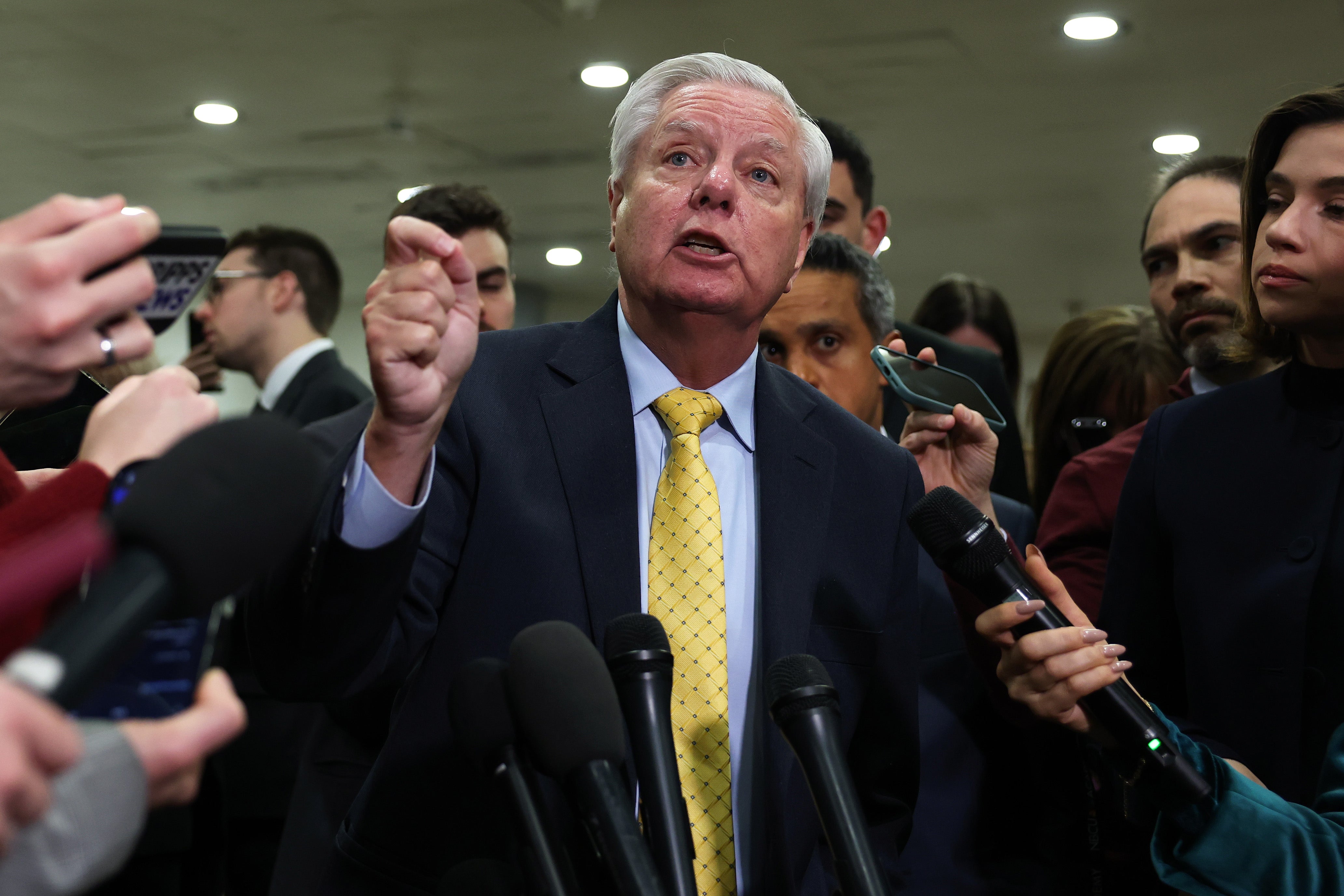Trump says he has someone who ‘would be great' to replace Sen. Lindsey Graham