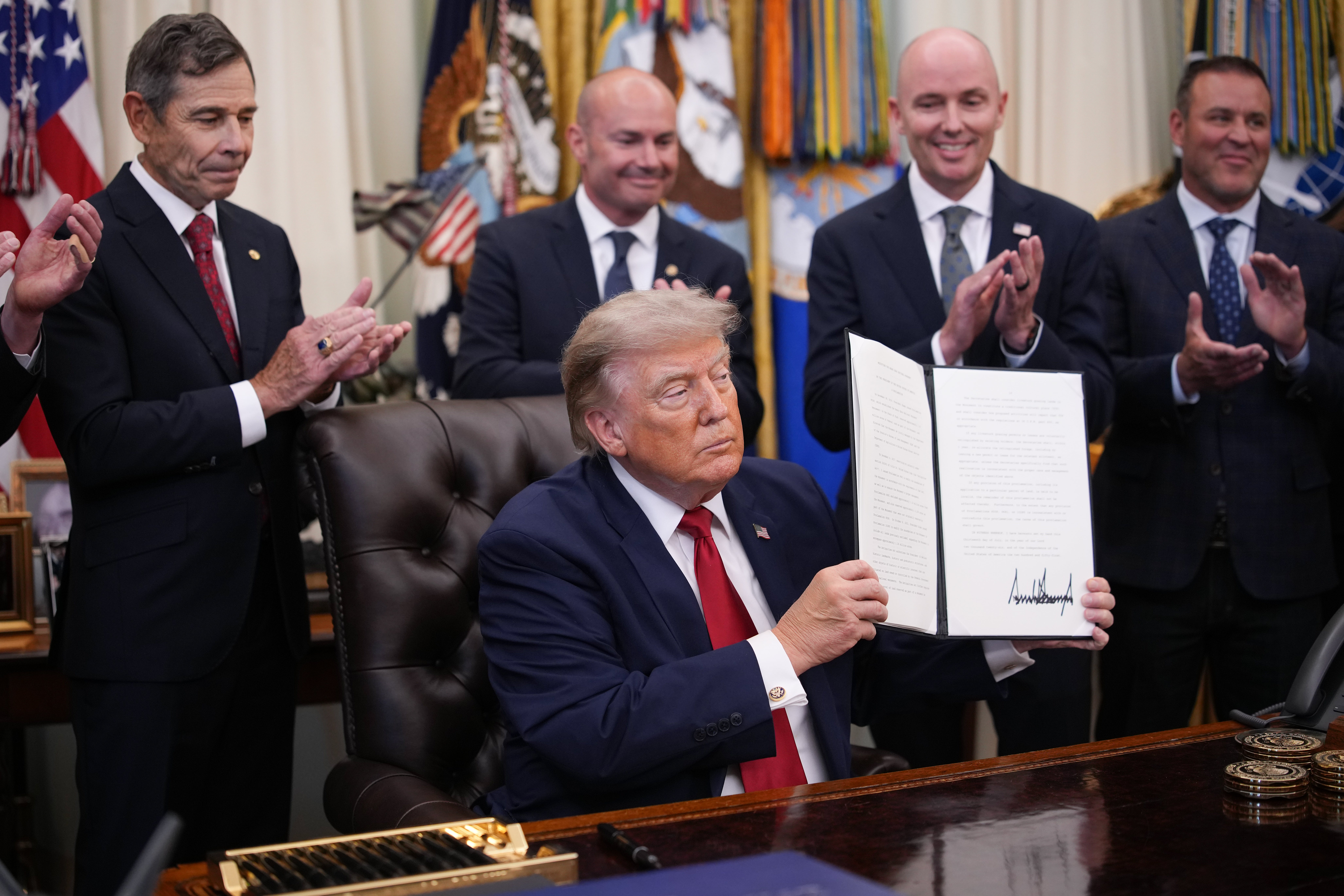 Trump made akin moves during his first term, but galore were reversed by his successor