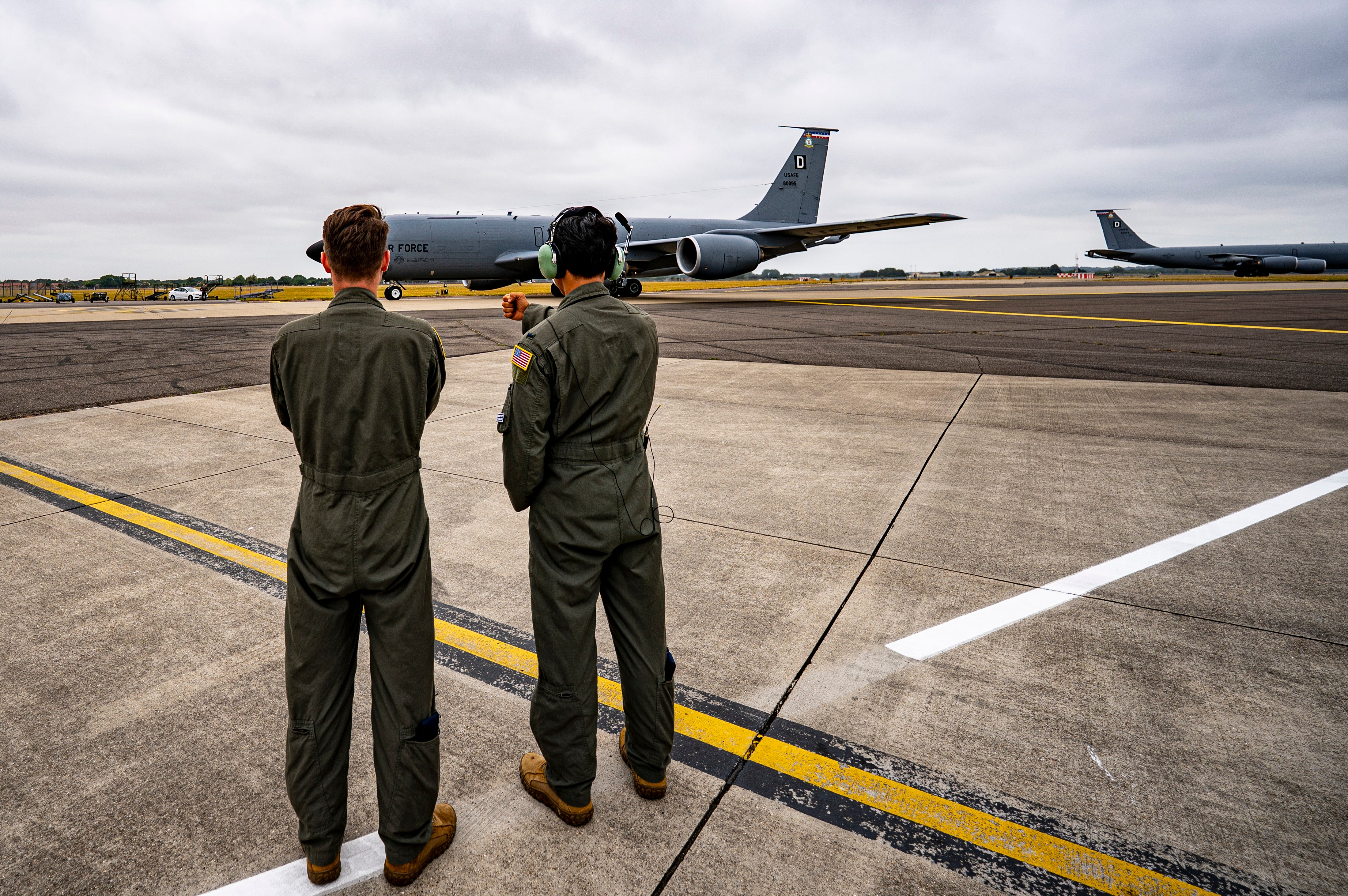 Members of nan U.S. Air Force person until nan extremity of nan period to taxable their waist-to-height ratios, portion of a Trump management crackdown connected fittingness successful nan military