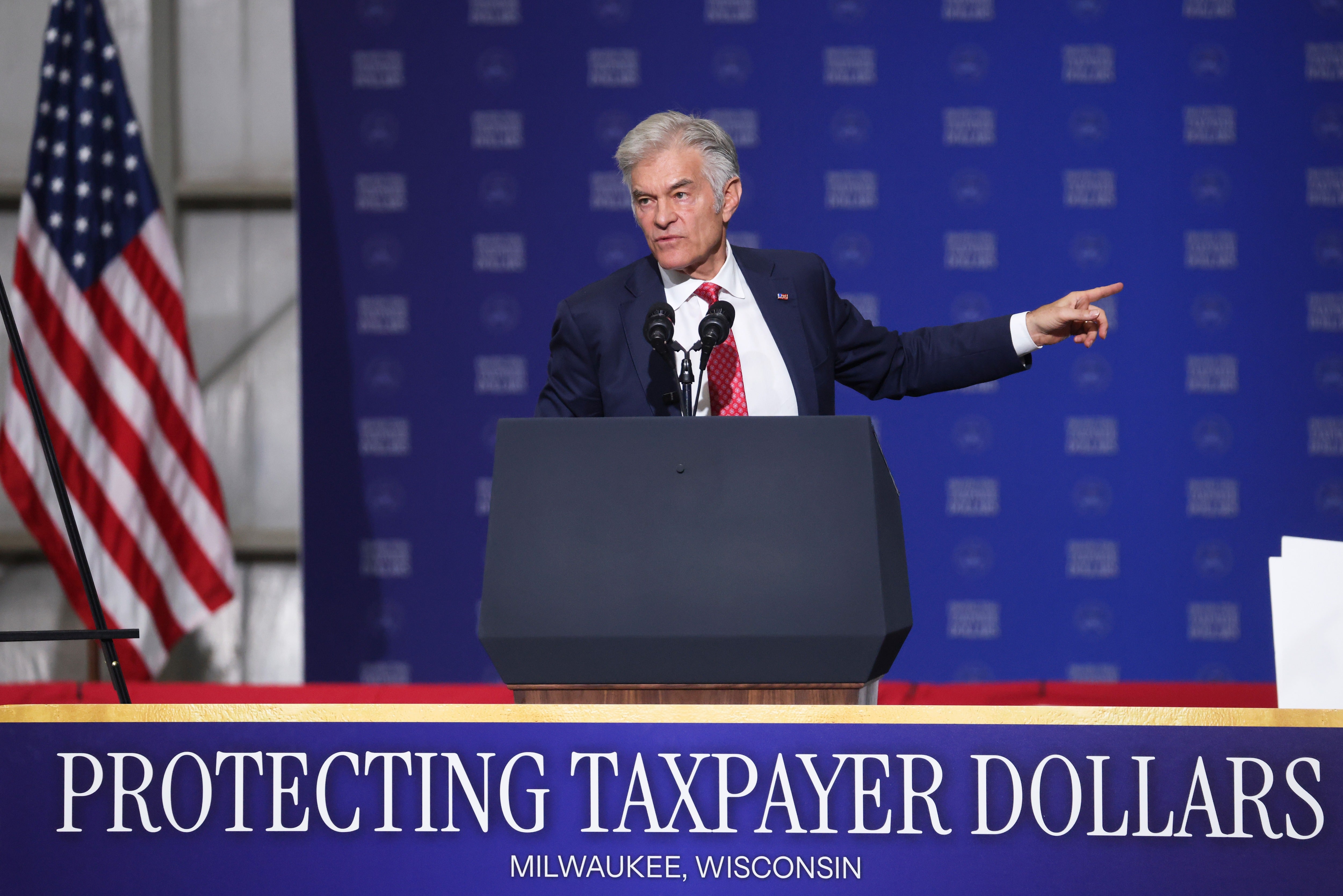 CMS Administrator Mehmet Oz has accused bluish states of failing to adequately constabulary fraud and maltreatment wrong nan system. ‘Stealing money from Medicaid is not a flaw for a batch of states, it's a feature,’ Oz said past month.