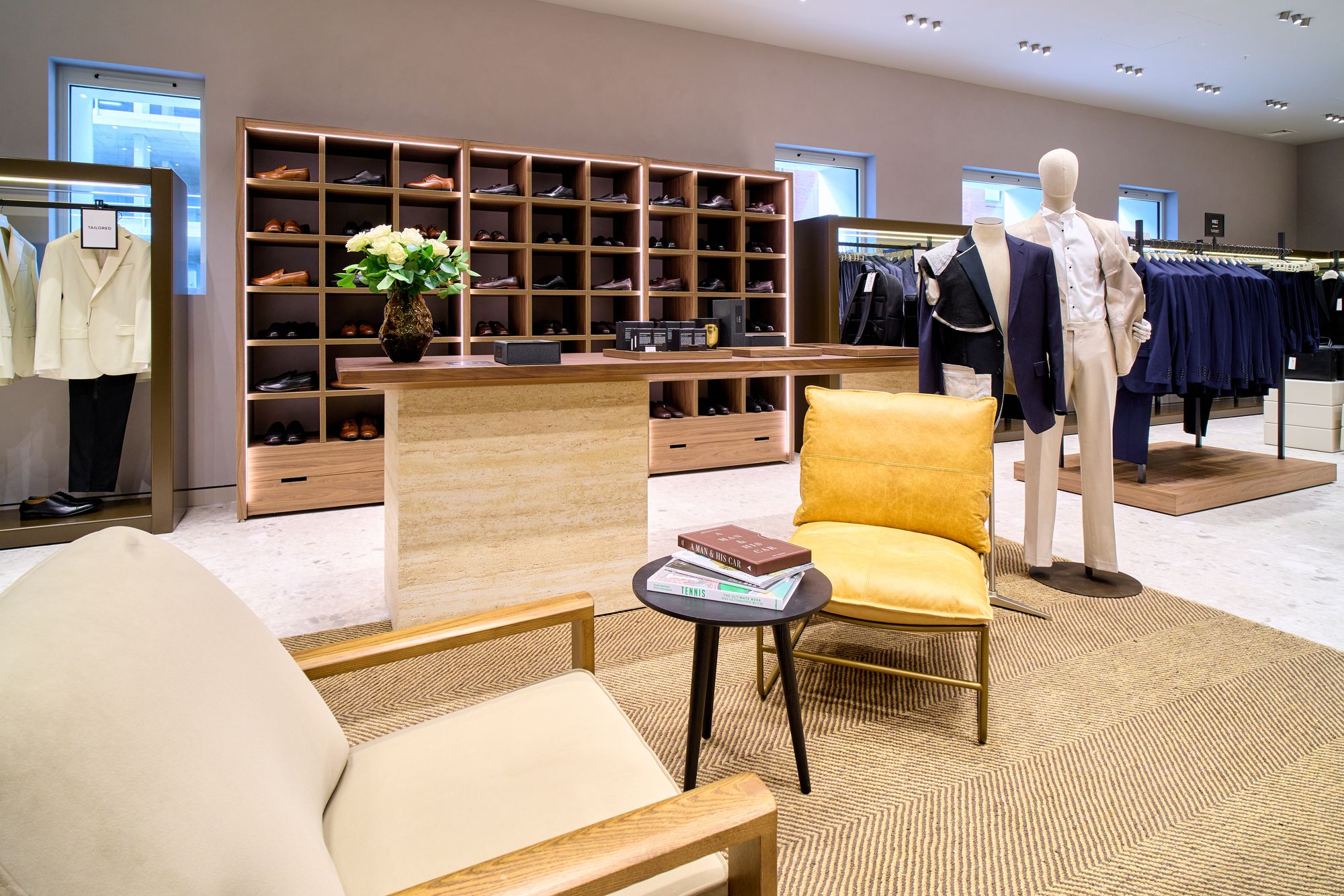 The bespoke tailoring service offers suits within three weeks for £350