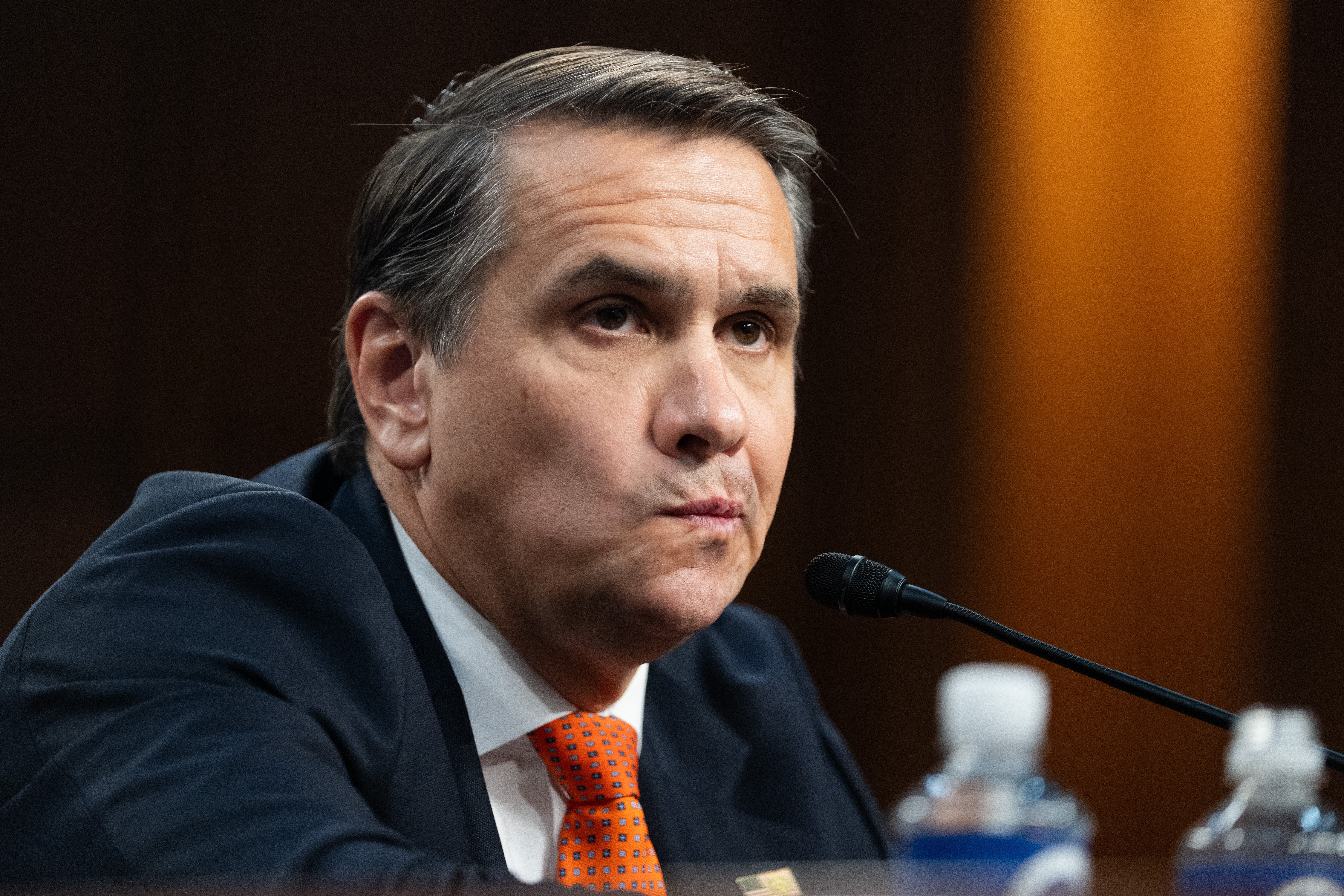 Acting Attorney General Todd Blanche is trying to take sides his integrity aft spending respective years successful work of Trump arsenic he seeks nan support of nan Senate Judiciary Committee