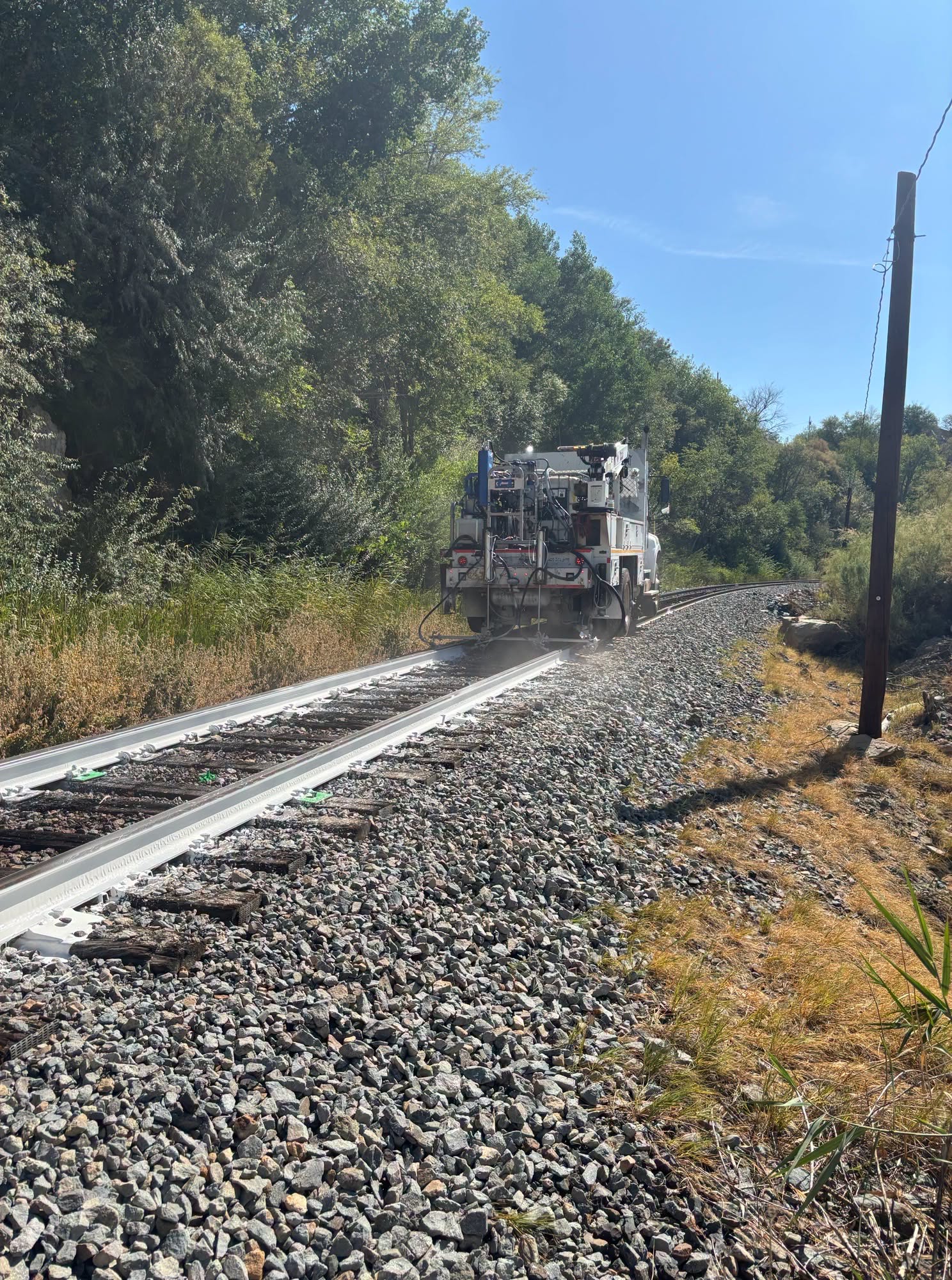 In 2025, Union Pacific began coating definite stretches of rails achromatic 'to bespeak nan sun's rays alternatively of absorbing them,' a institution spokesperson said