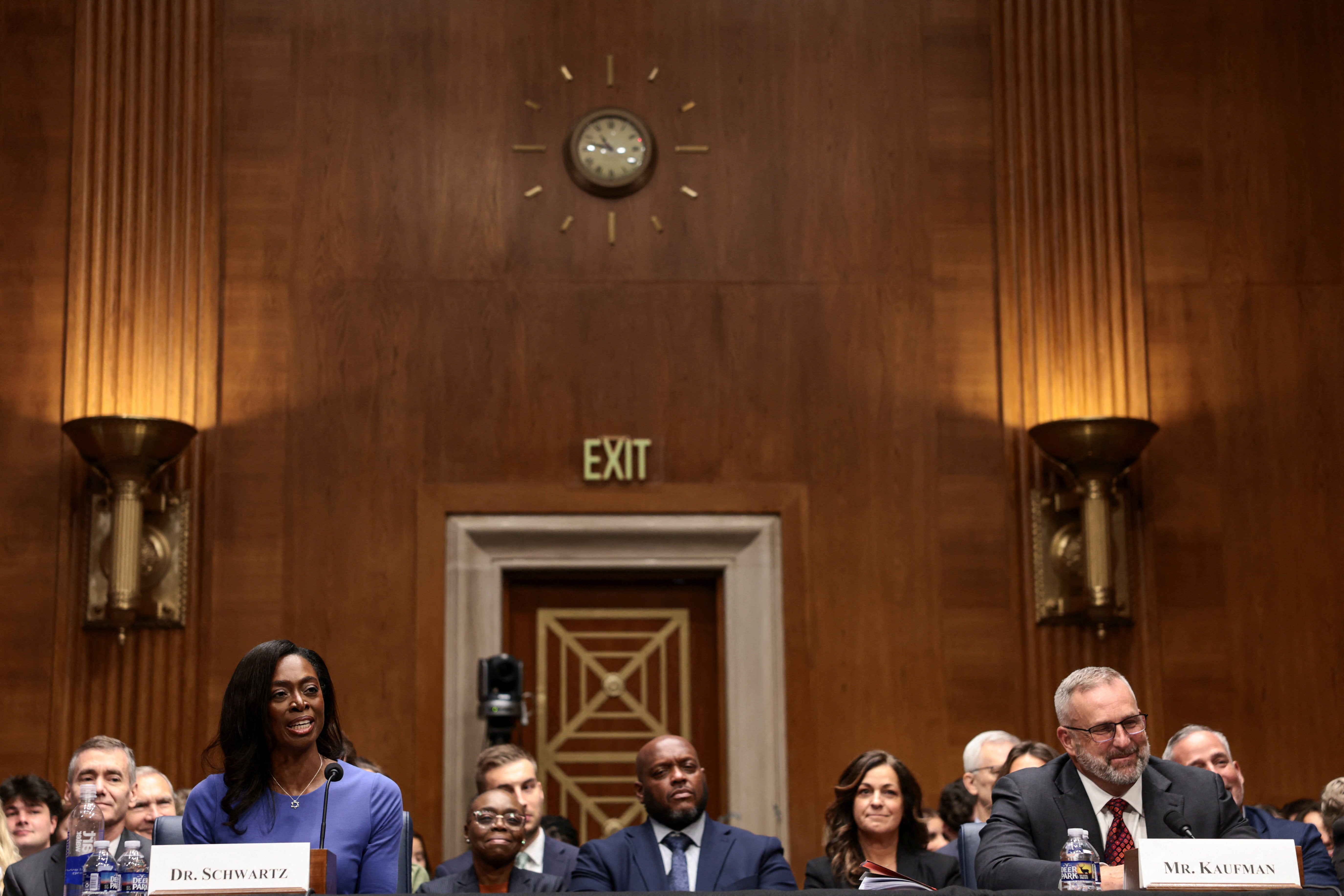 Several senators questioned Schwartz imaginable handling of unit from US Health Secretary Robert F Kennedy Jr