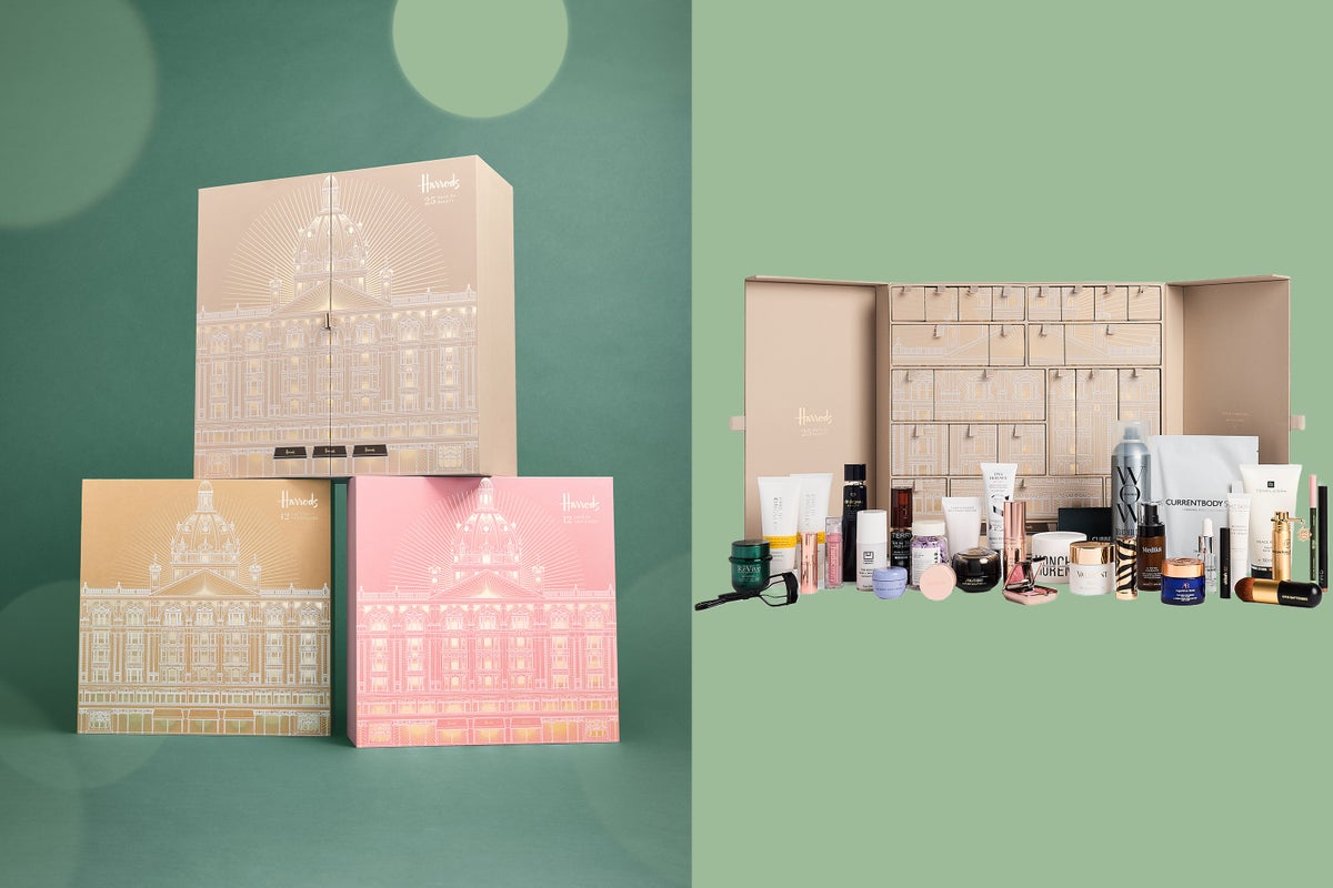 Everything inside Harrods' beauty advent calendar