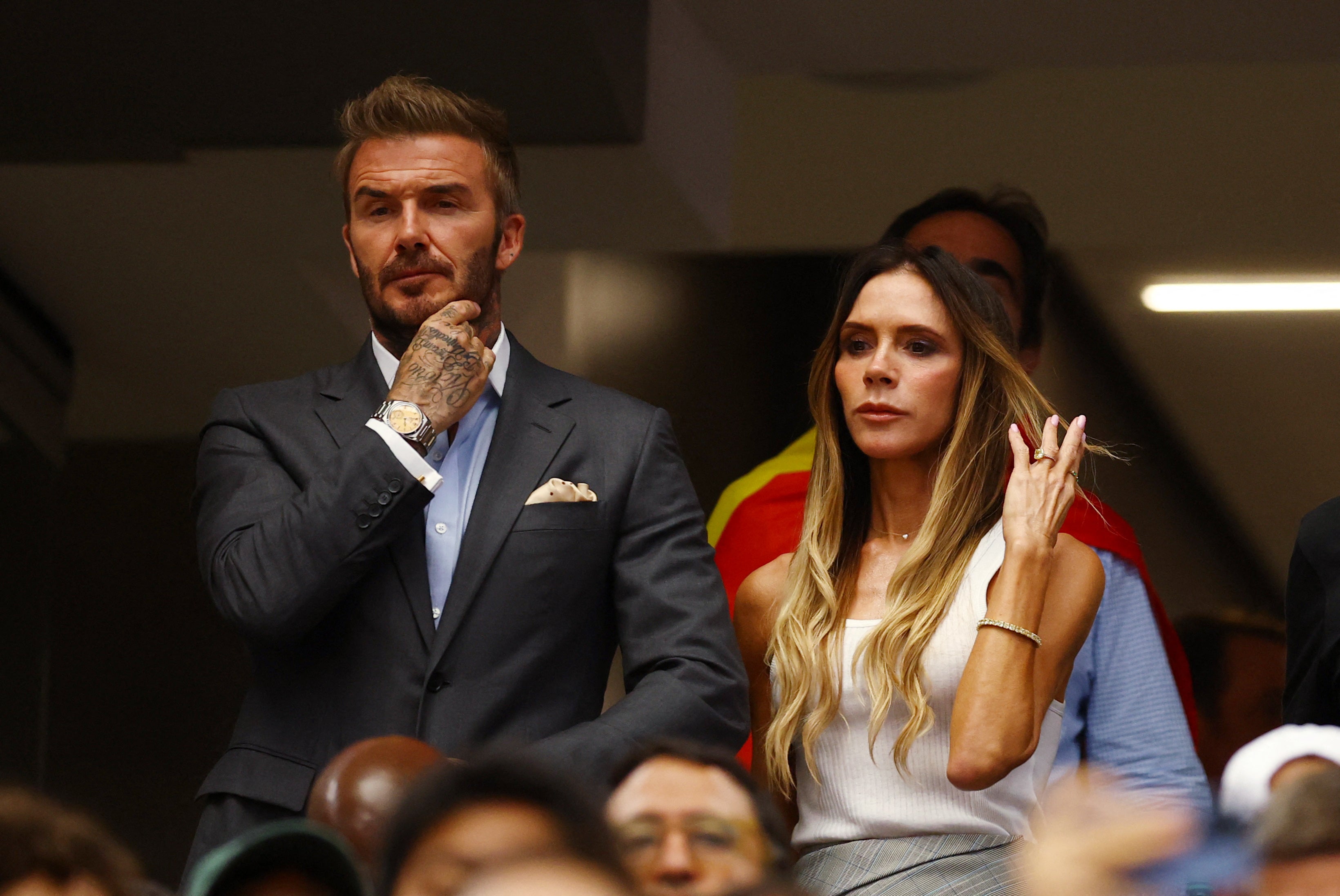 ’Am I bovvered though?’ Fans have questioned whether Victoria Beckham is really a fan of the beautiful game