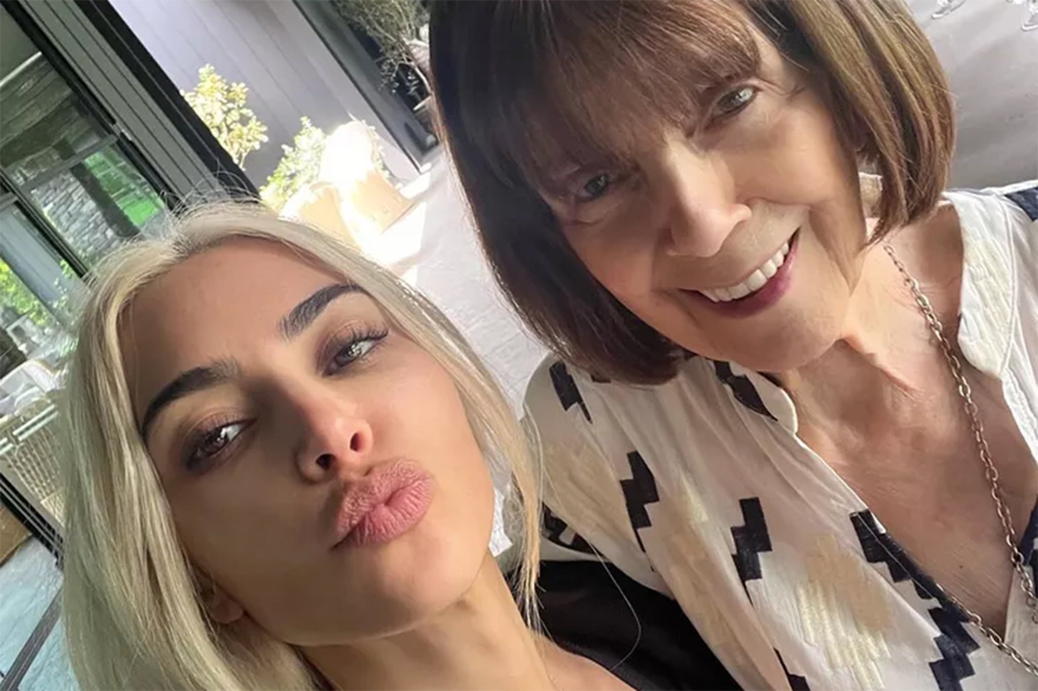 Kim Kardashian responds to critics after posting holiday pictures shortly after grandmother&rsquo;s death