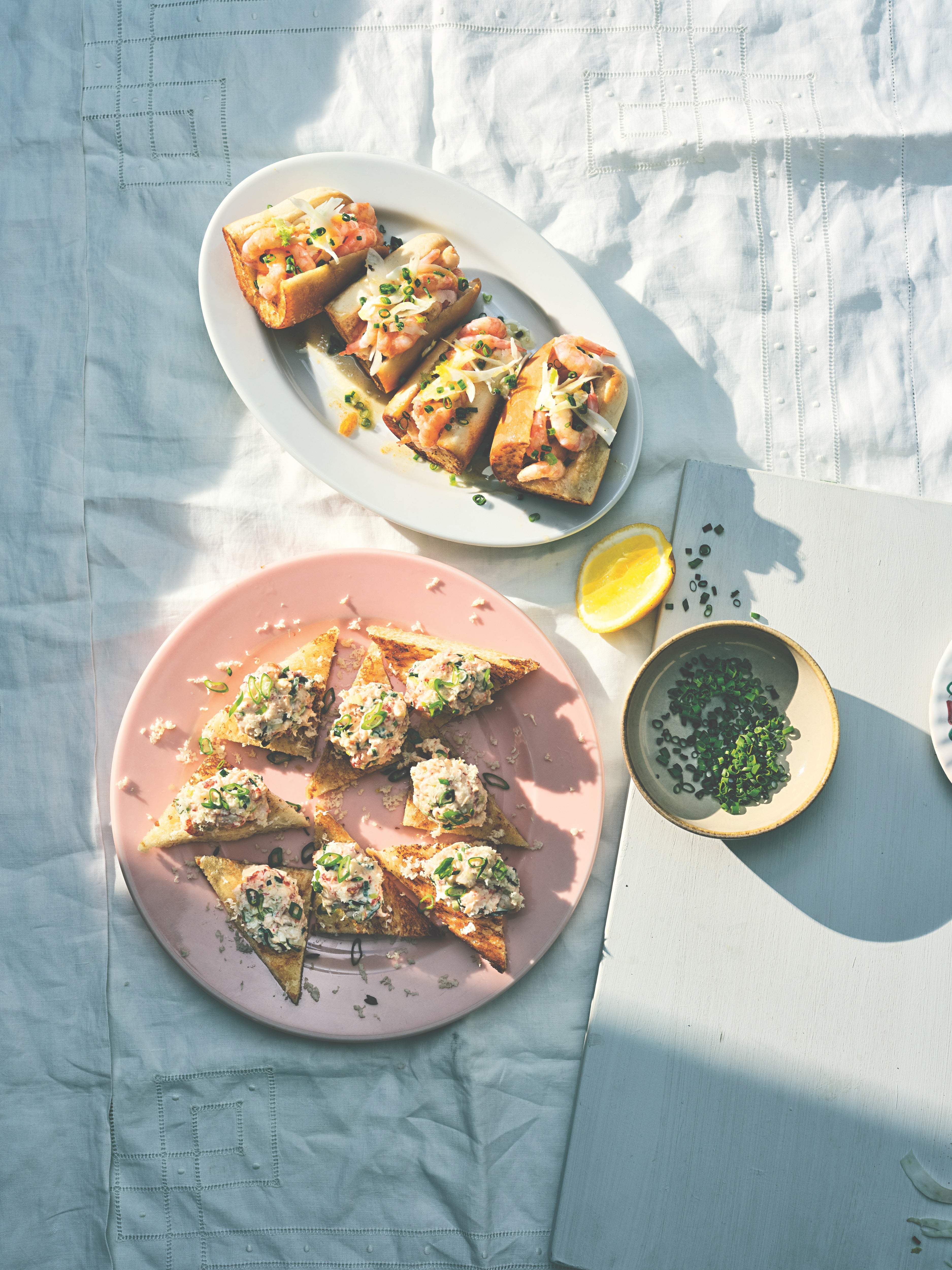 Retro party toast gets a fresh, punchy update with kewpie, horseradish and sesame