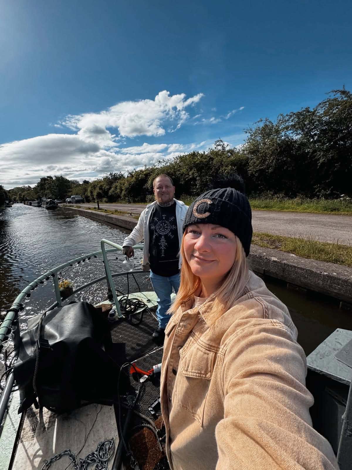‘We quit our day jobs to live on a canal boat and now save £1,200 a month on rent, bills and food’