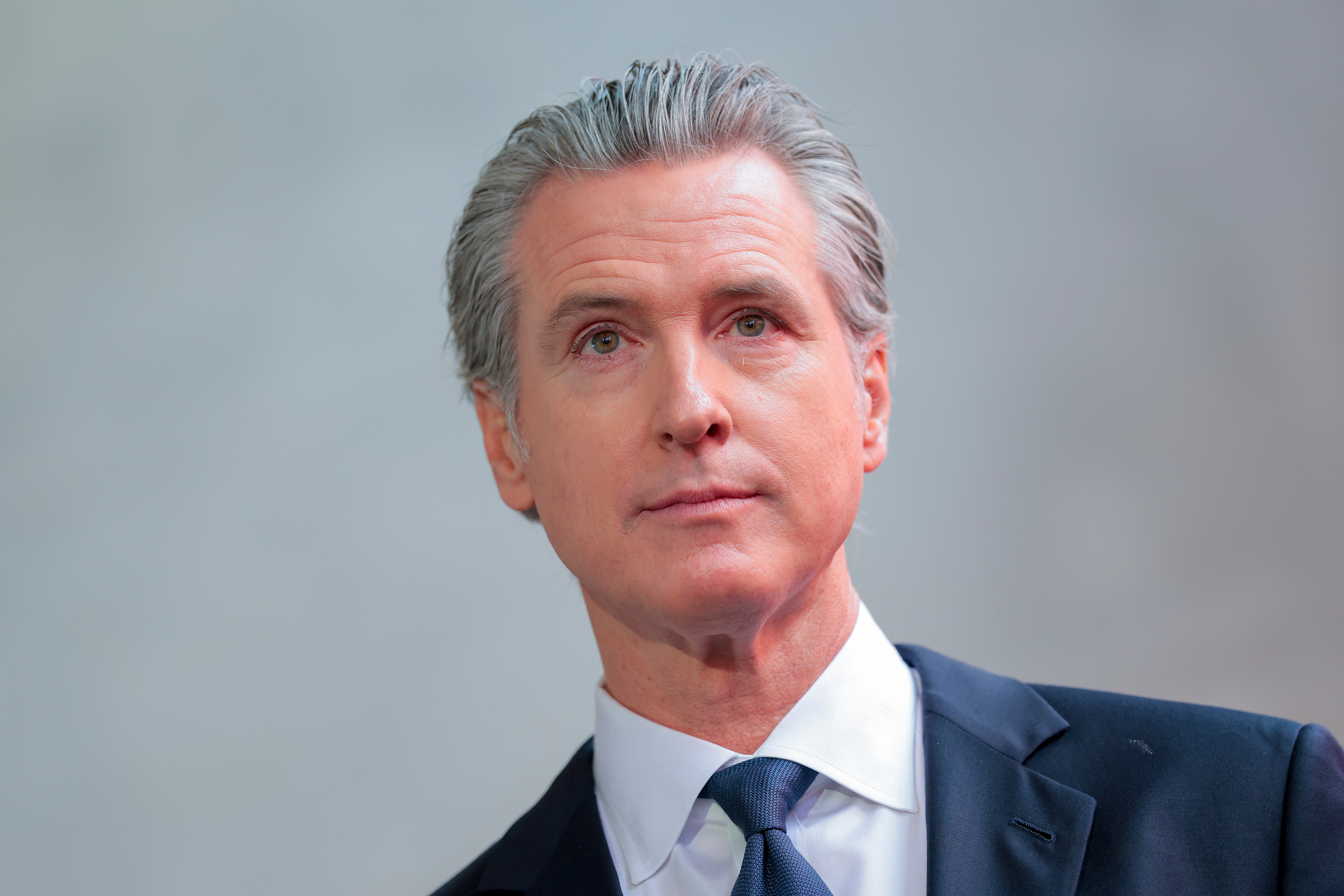 ‘The ramblings of a mad king:' Gavin Newsom leads scornful Democratic reaction to Trump speech