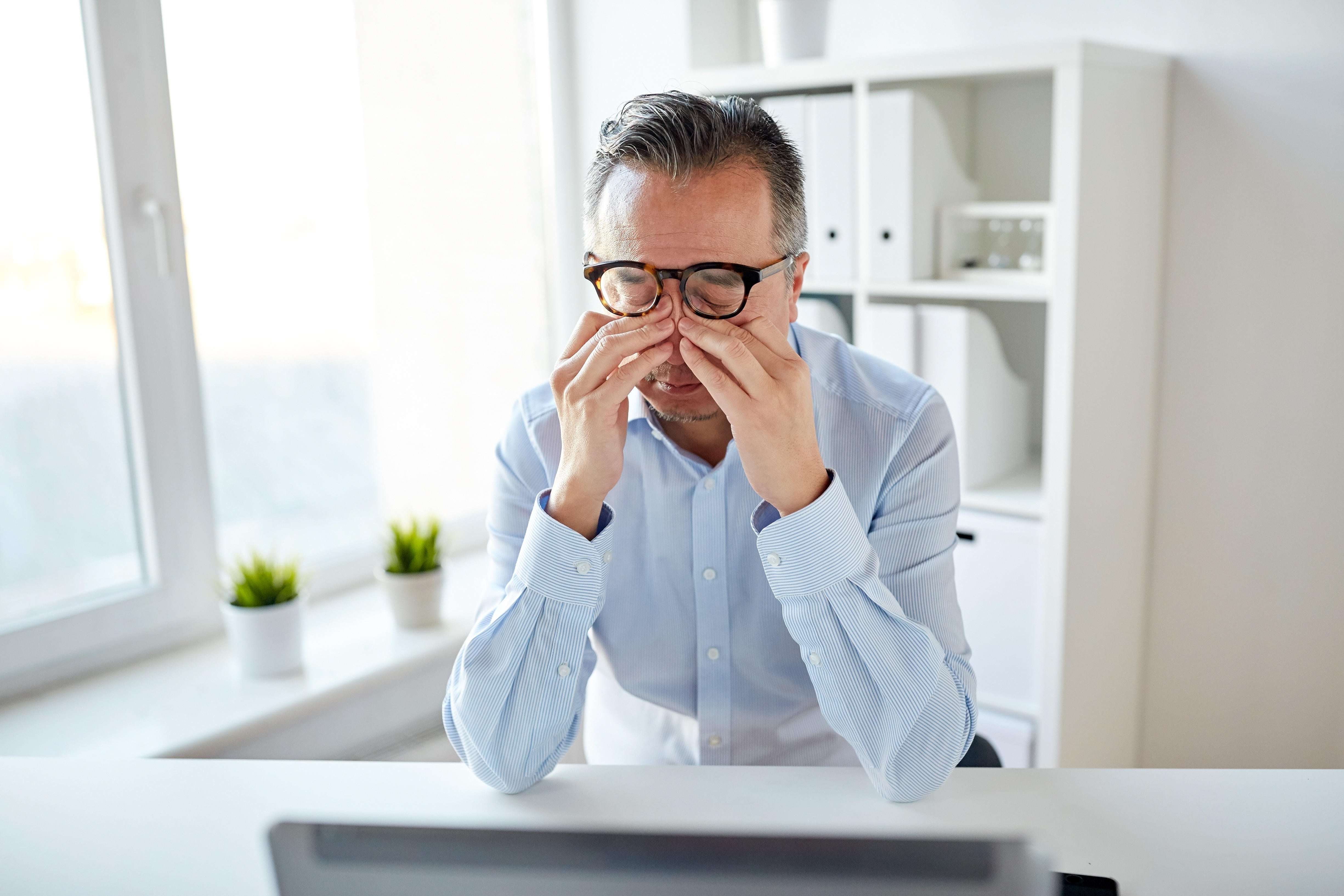 Air conditioning can dry your eyes out