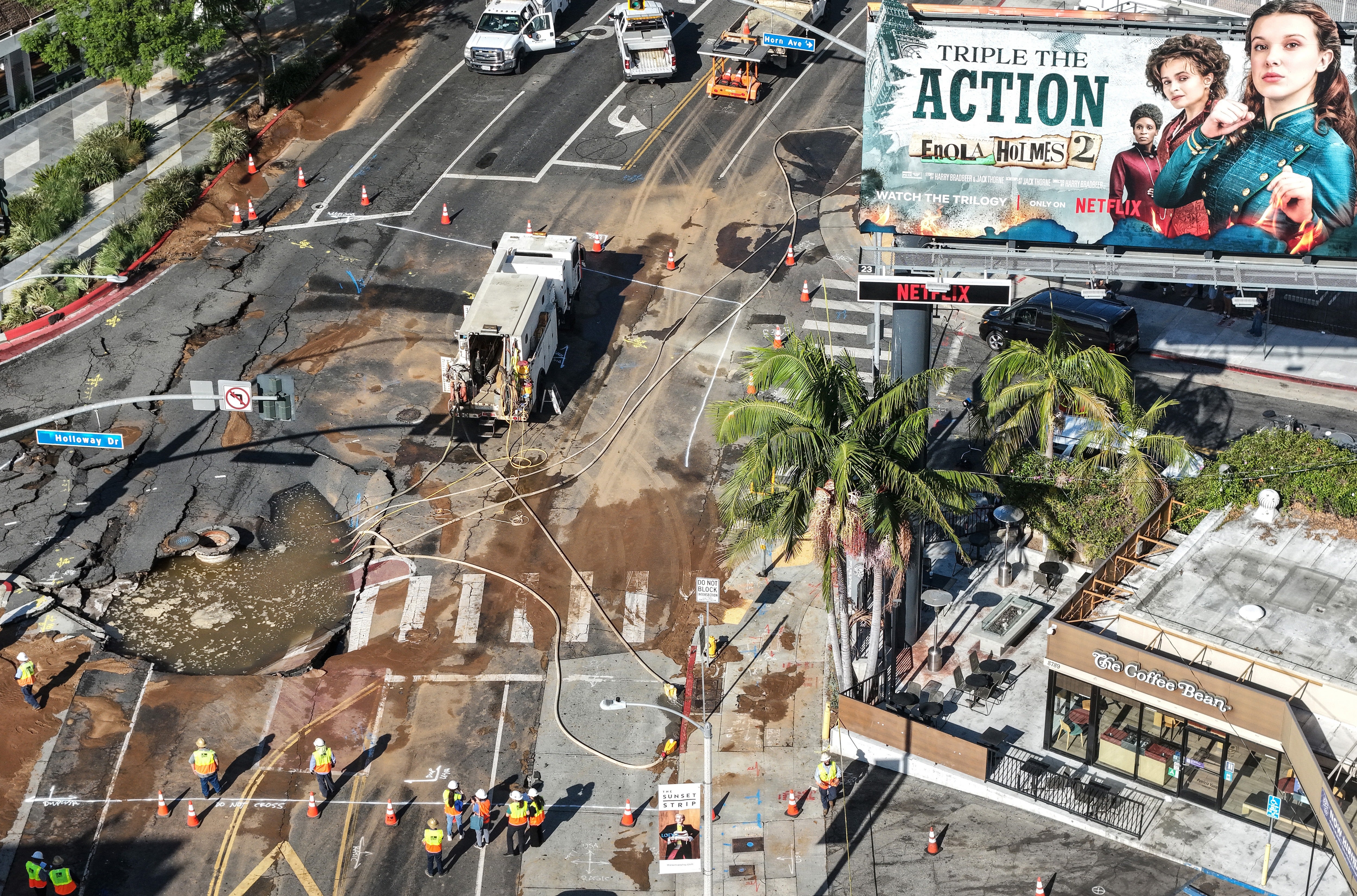 A 25-foot conception of nan damaged pipe, which was already slated for removal, was trim out, officials said.