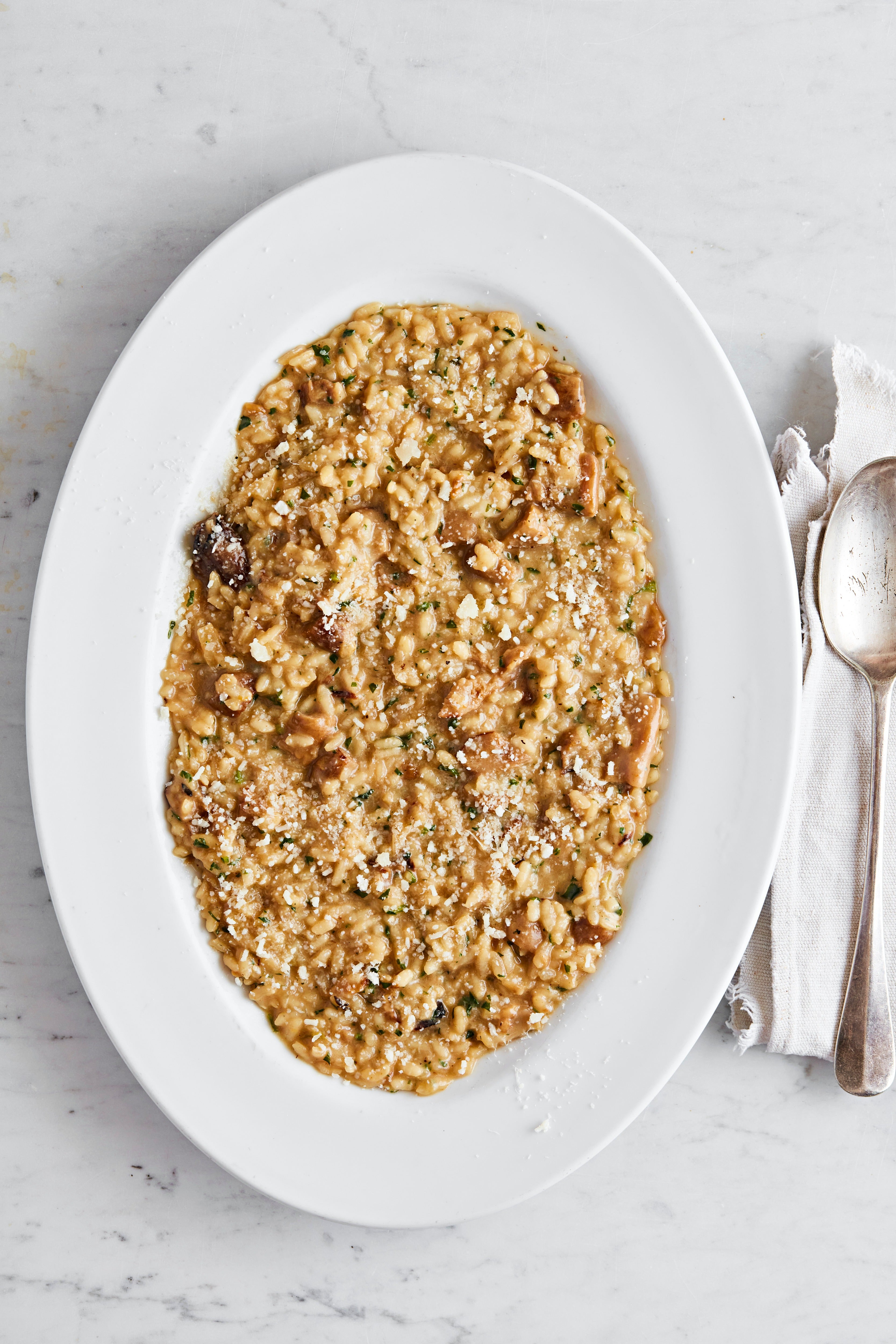 Fresh porcini give this northern Italian risotto its deep, earthy richness