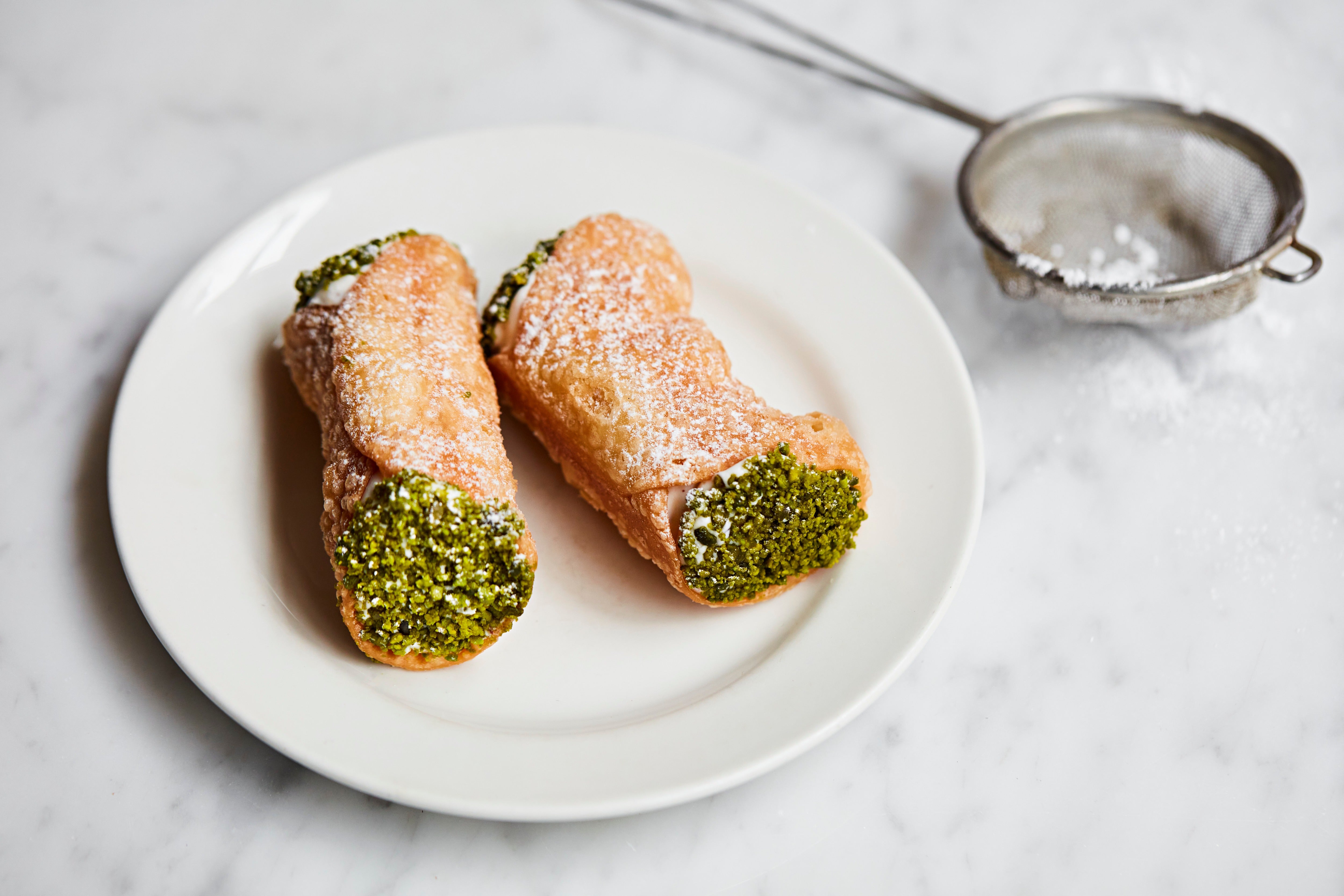 Keep the shells and ricotta filling separate until serving for cannoli that stay properly crisp