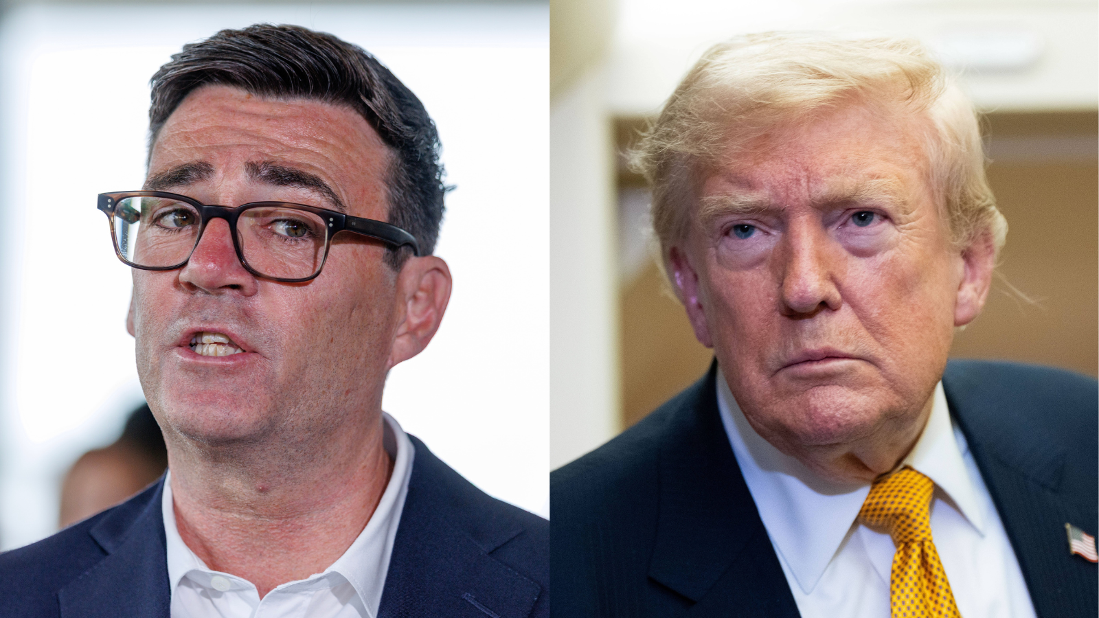 Andy Burnham’s First Conversation With Donald Trump Was ‘extremely Warm’, Downing Street Says