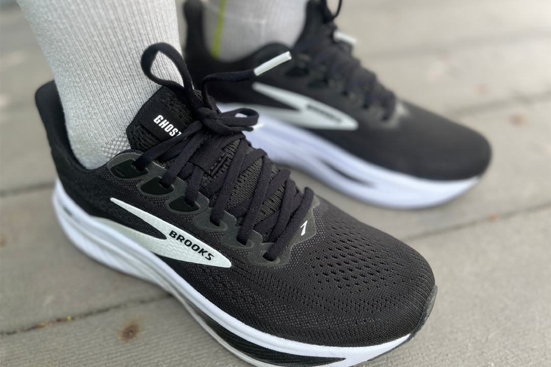 <p>Podiatrists Dr Fuchs and Bruce Pinker recommend slipping on a pair of shoes with good cushioning, proper arch support and breathable materials</p>