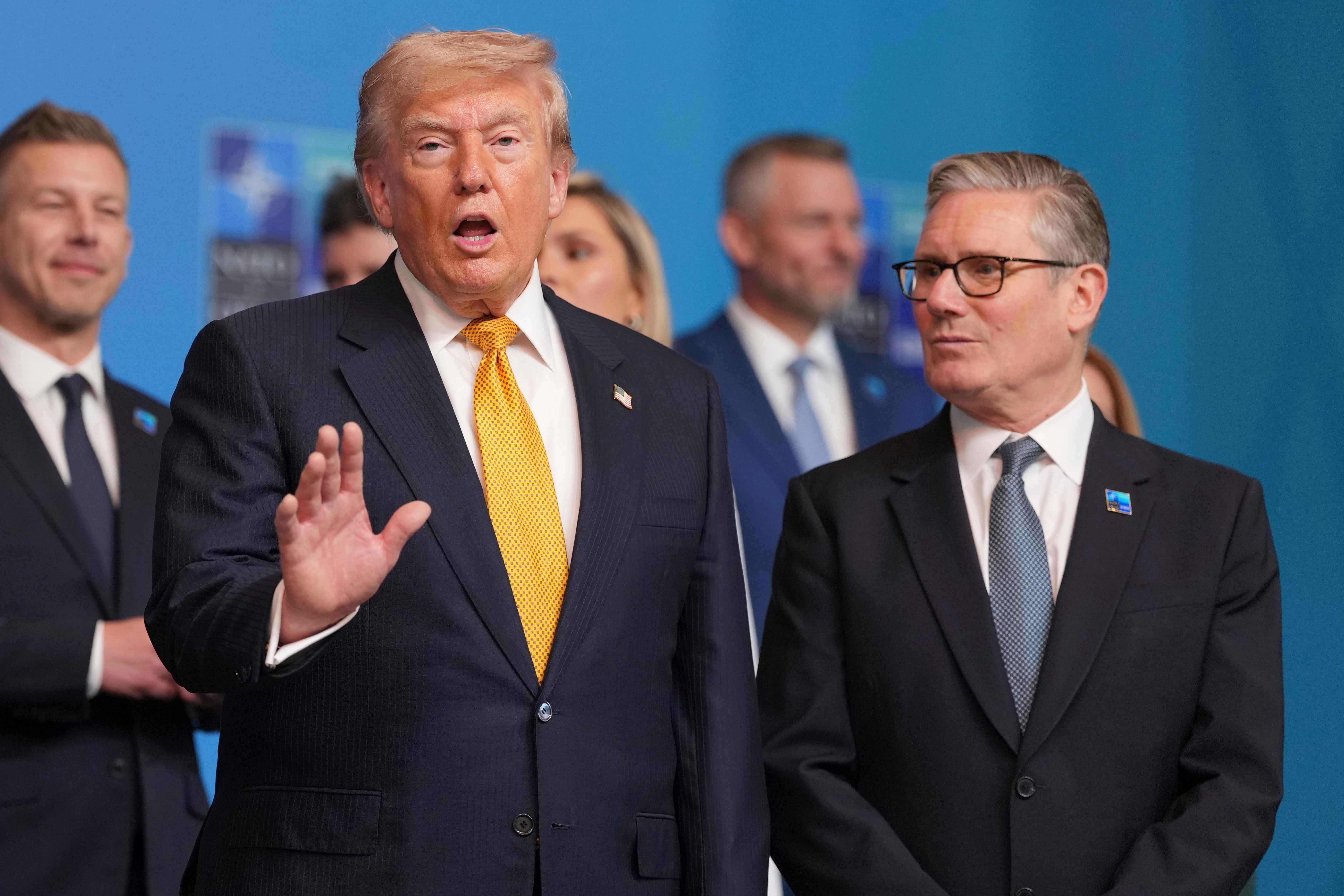 Donald Trump and erstwhile premier curate Sir Keir Starmer fought complete nan UK’s power policy
