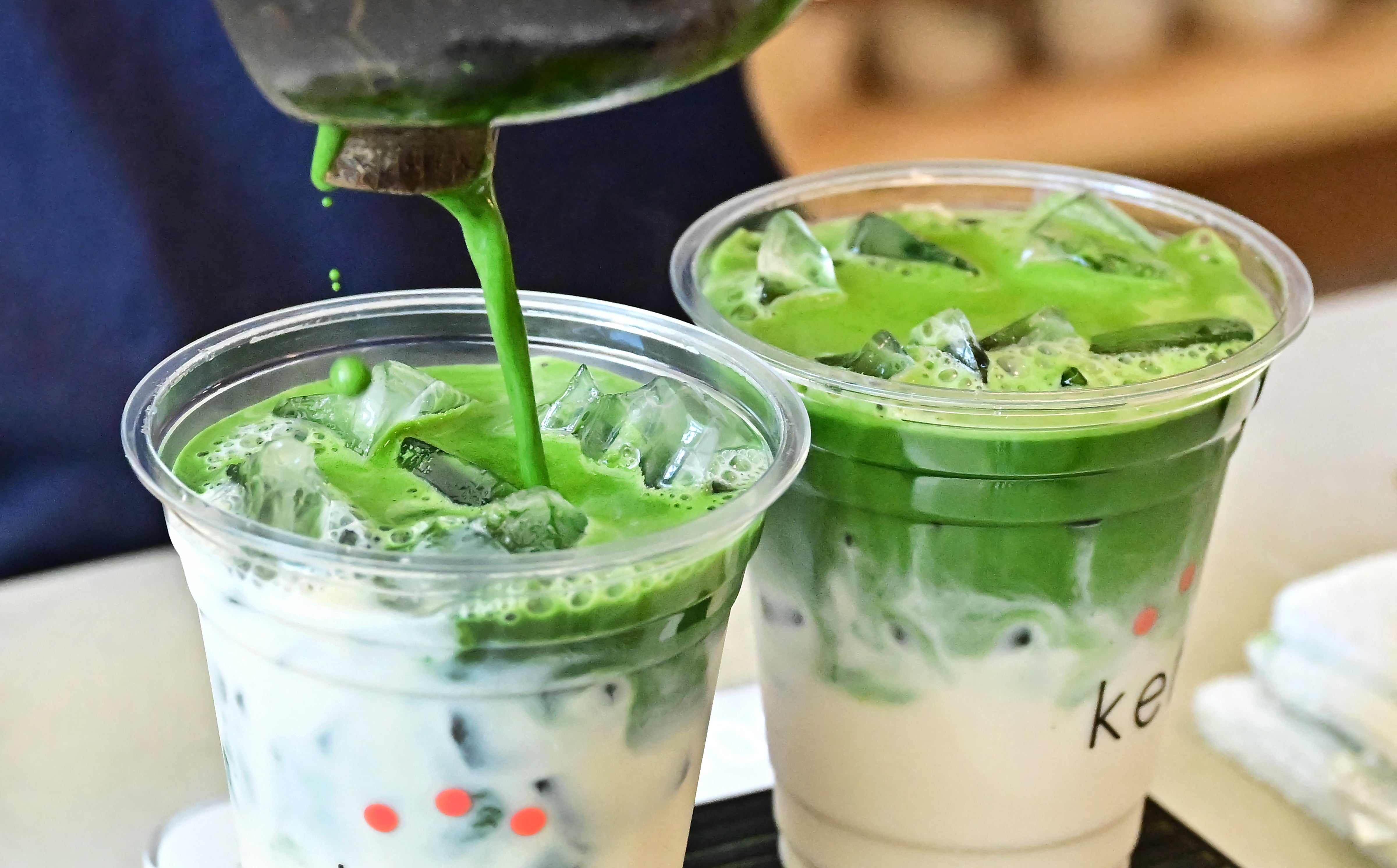 Green flag: would you slip into a big interview with a matcha latte?