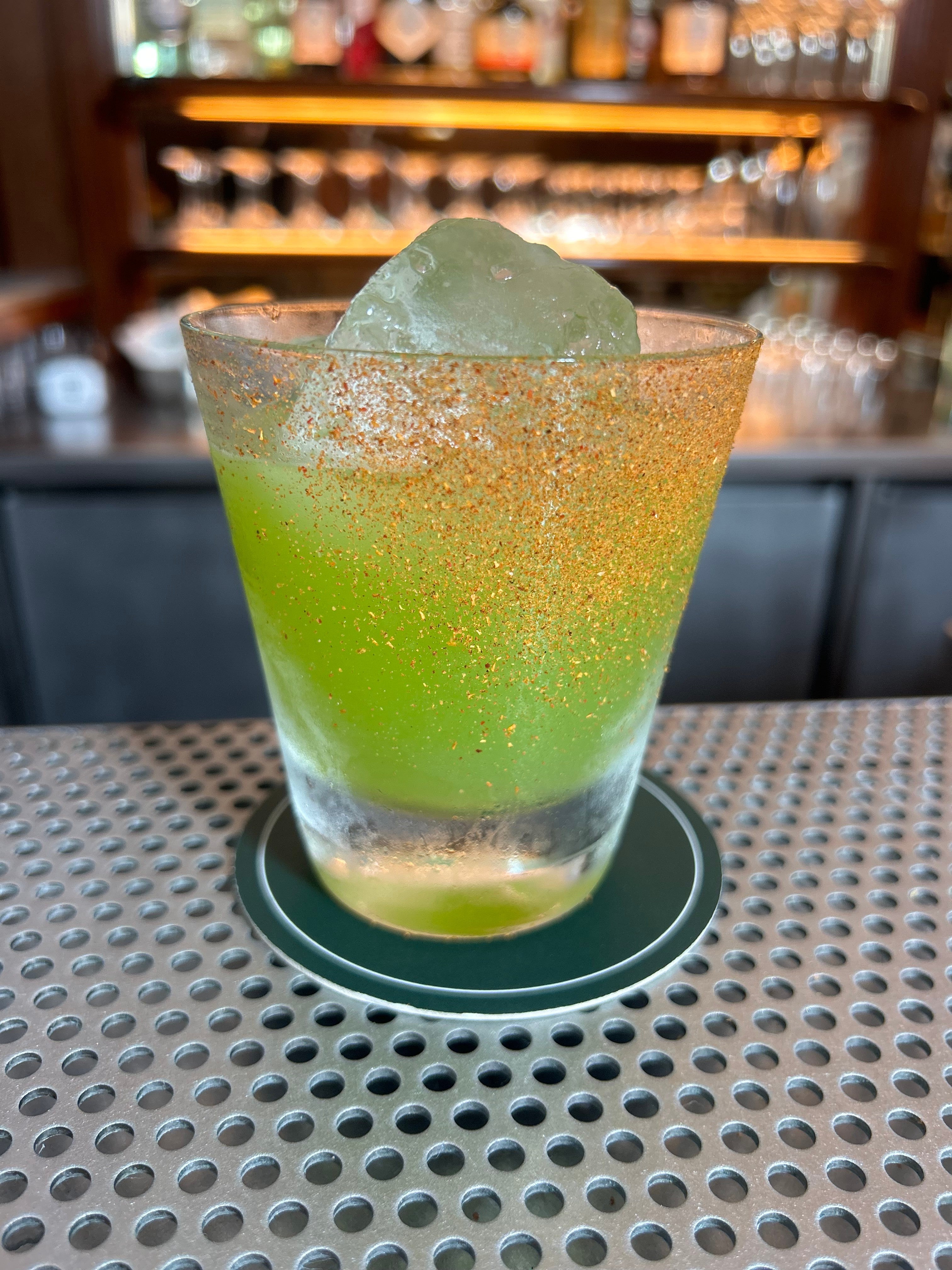 Stevenson makes a mezcal-based Bagheera which he describes as a turbo-spiced margarita
