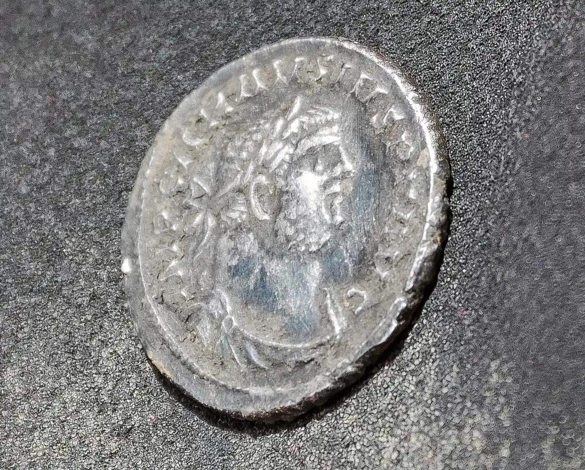 ‘Amazing' 1,700-year-old Roman coin showing Britain's breakaway emperor found during railway dig