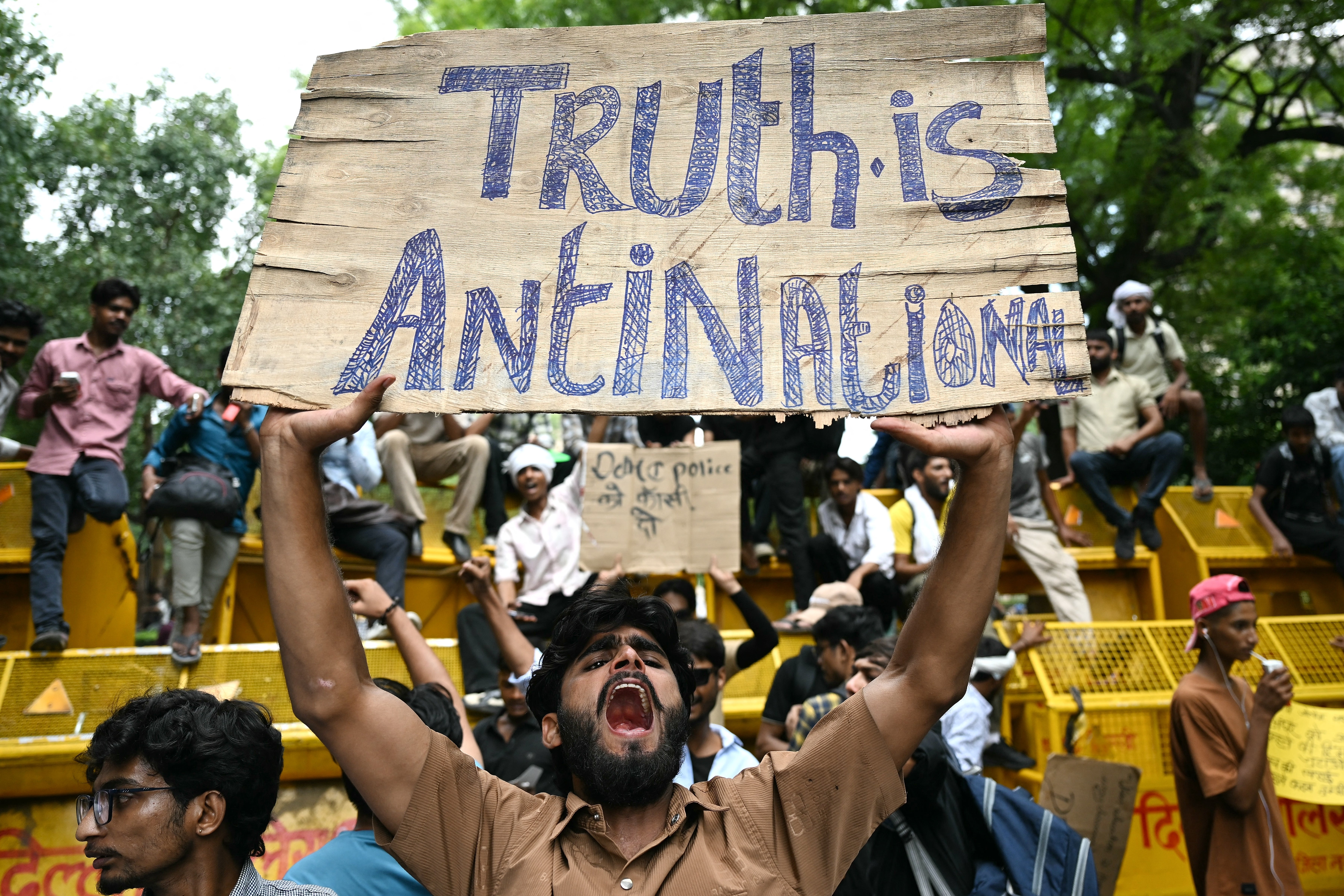 India ‘cockroach' protest live: Modi breaks silence on Gen Z movement as demonstrators defy police crackdown