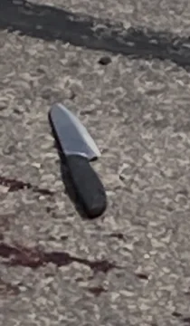 Policija u Madisonu podijelila je fotografiju noža kojim je Corey Ruiz ozlijedio policajca. Policajac je tada zapucao iz oružja