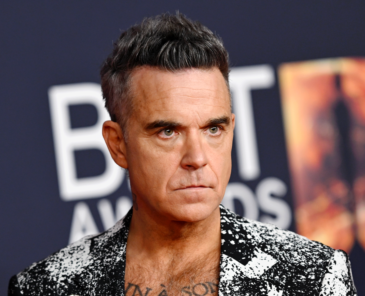 Robbie Williams hits out at claims he was ‘off his nut’ at World Cup after white lump gaffe