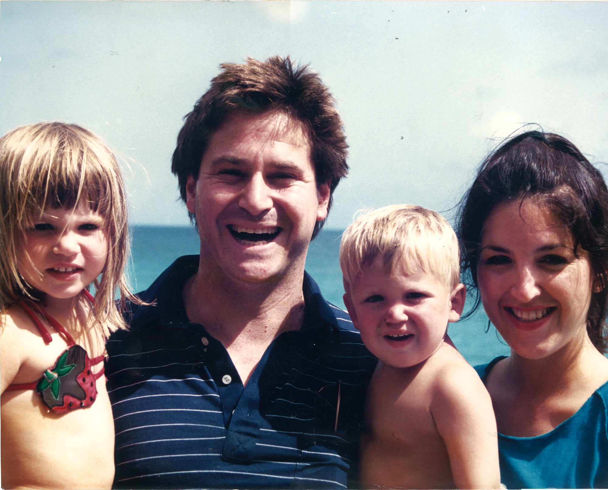 Kim and Stew Leonard, pinch their girl Blake and boy Stewie. He passed distant successful 1989 aft nan 21-month-old drowned successful a excavation while nan family was connected vacation