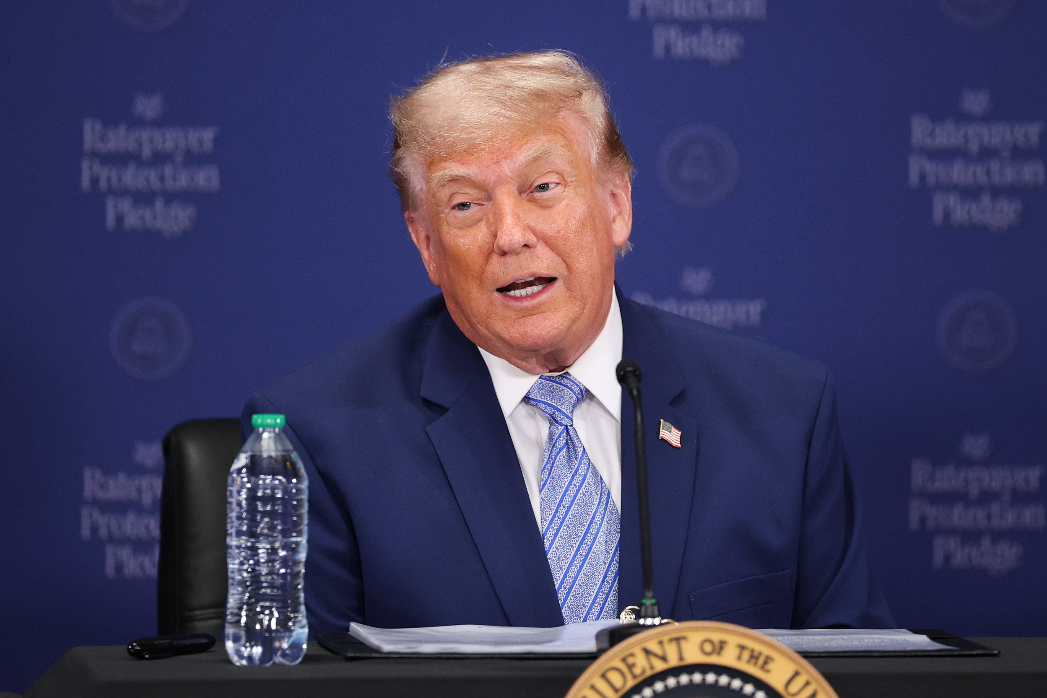 The US president has accused nan BBC of damaging his reputation