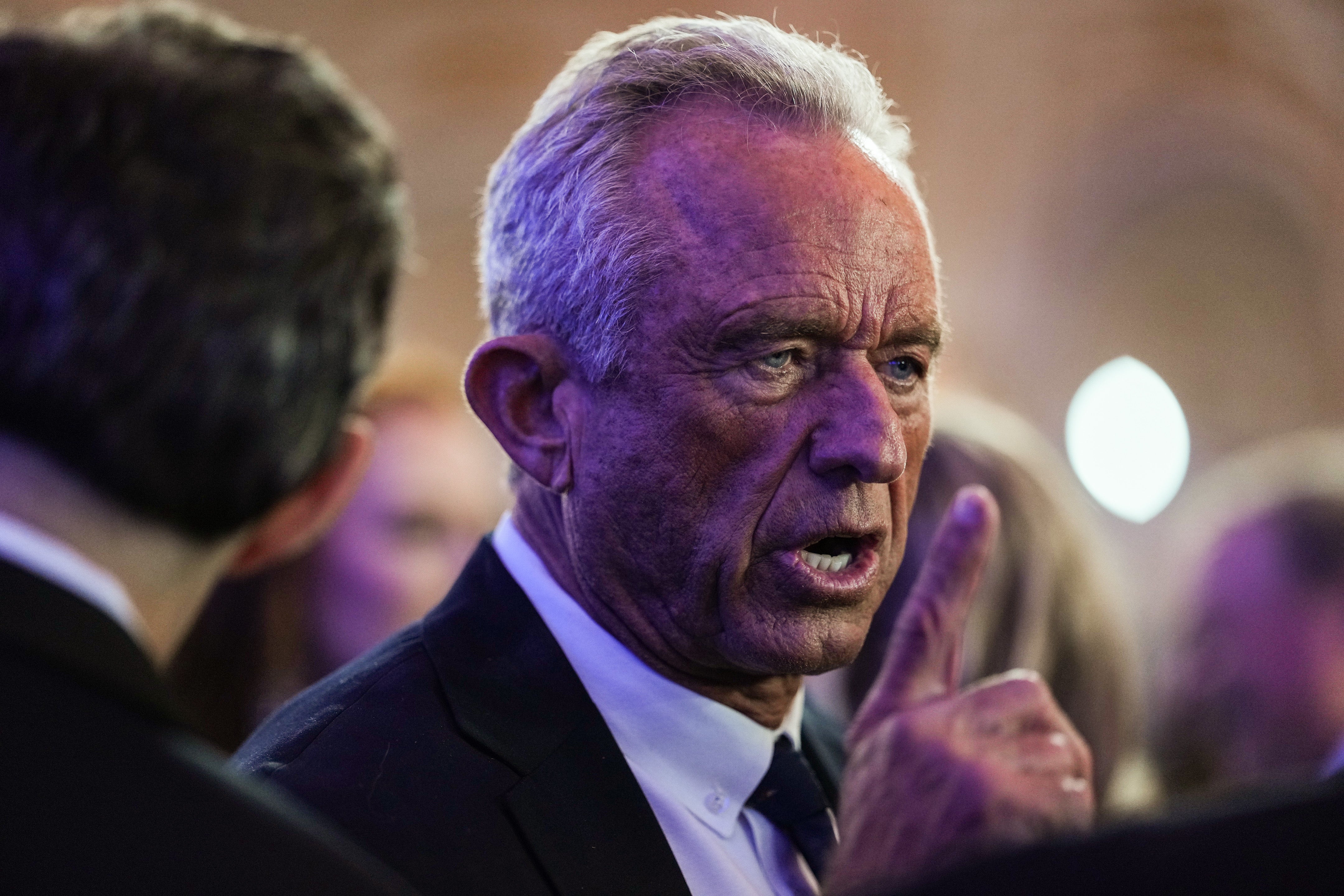 President Donald Trump’s biggest laugh of the night at the White House Correspondents’ Association Dinner was brought on by making fun of his own health secretary Robert F. Kennedy Jr. for eating roadkill