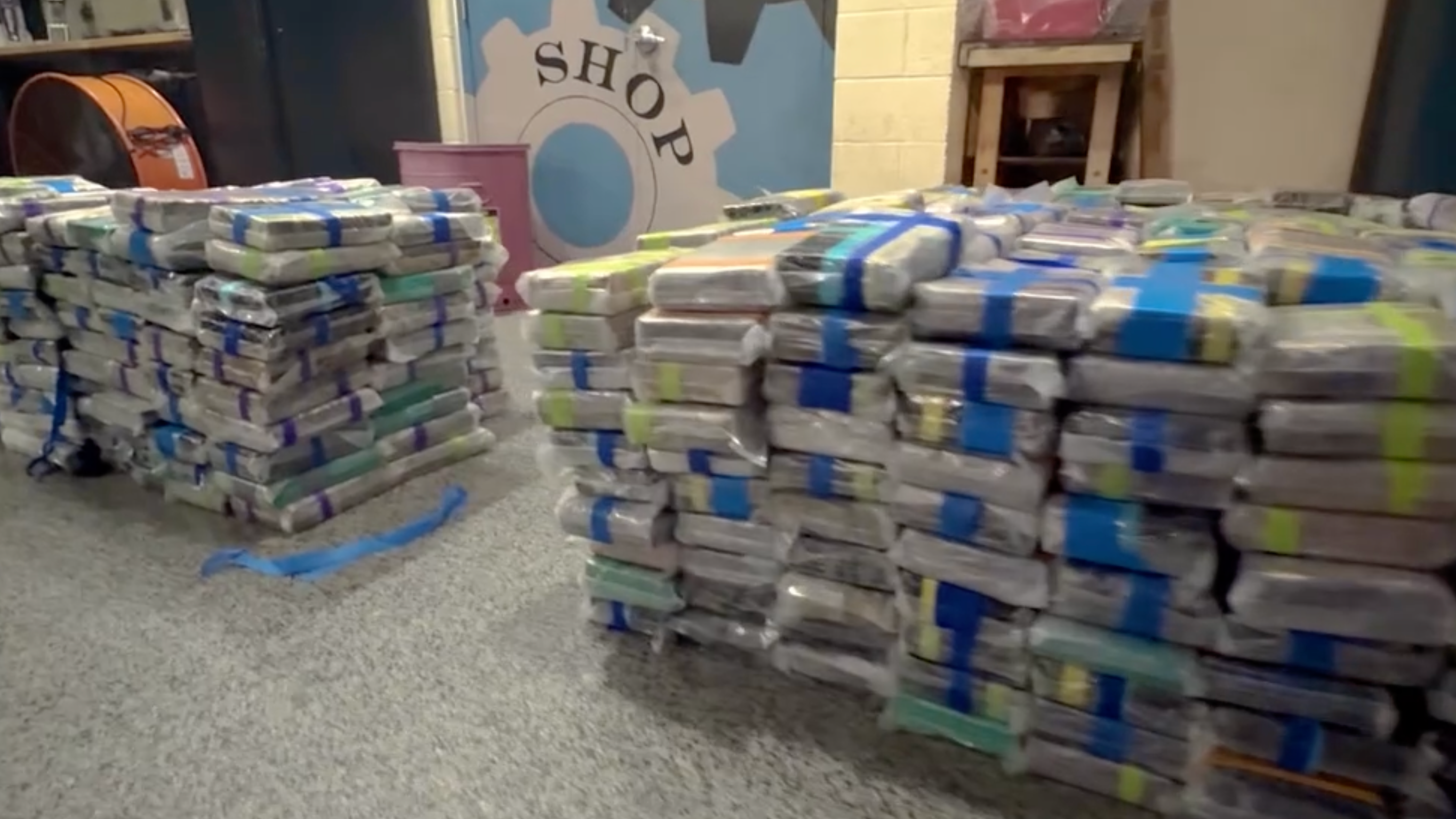 U.S. Coast Guard and Board Patrol unit seized astir 3,715 pounds of cocaine worthy an estimated $28 cardinal from a suspected drug-smuggling alloy successful December 2025