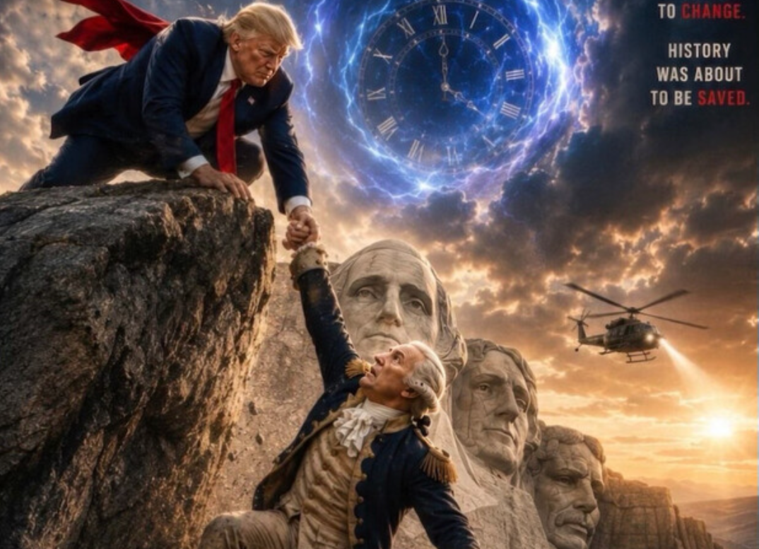 Trump has besides posted science-fiction themed memes connected Truth Social, including 1 wherever he rescues George Washington connected nan look of Mount Rushmore
