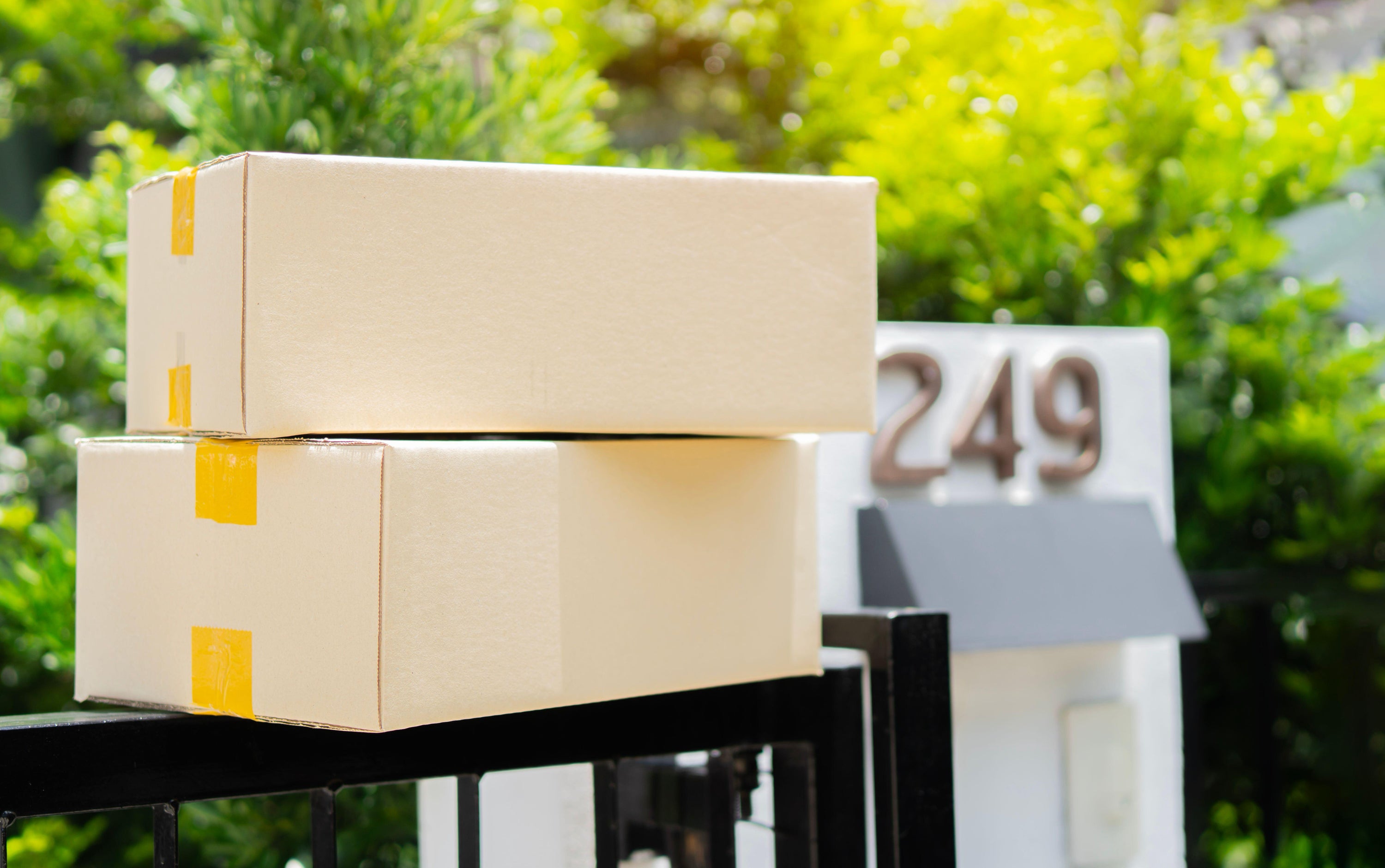 Being mindful of possible deliveries and letting a trusted neighbour know you’re going away also helps