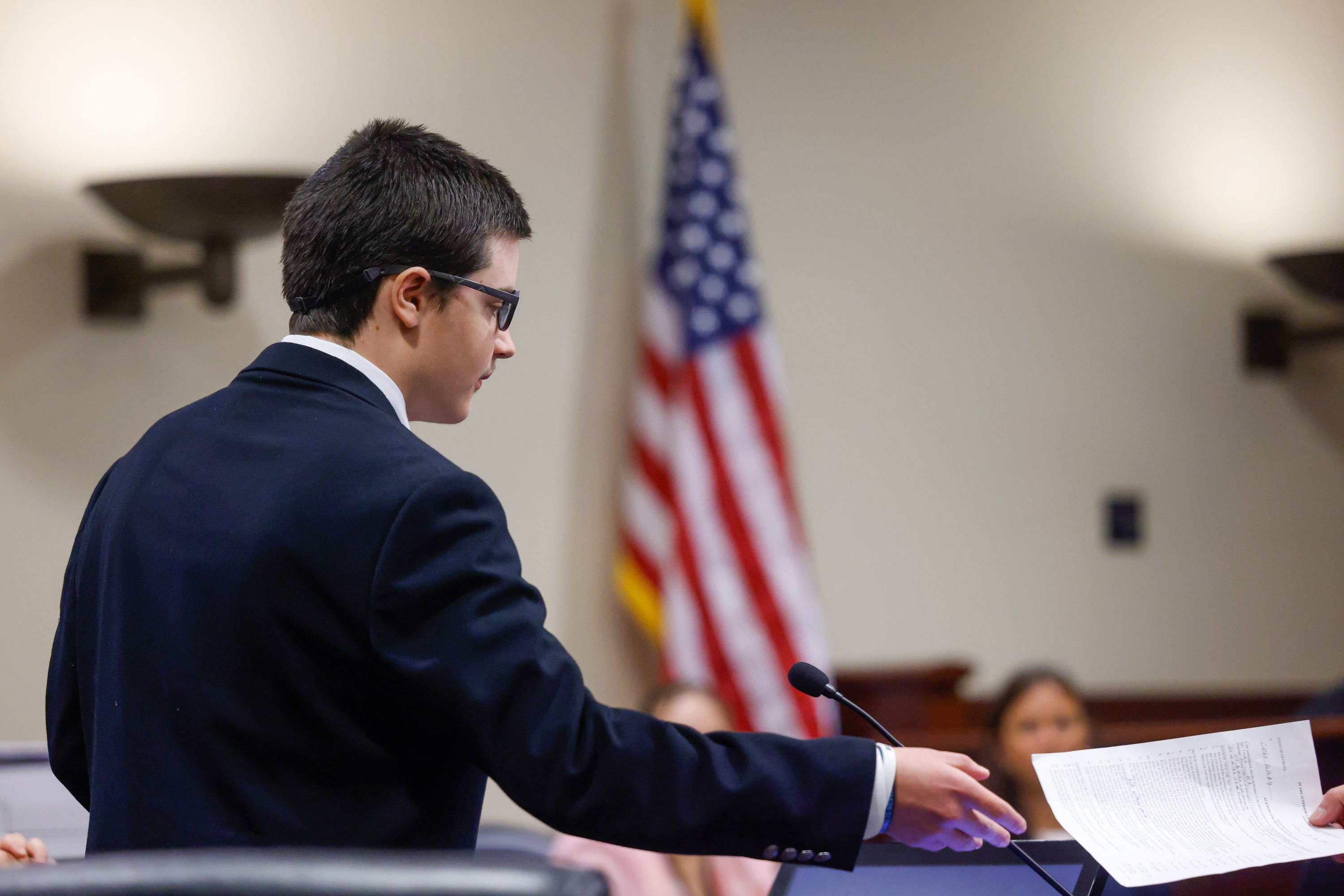 Gray also repeatedly asked his mother to communicate with one of the people he'd been speaking to online before the shooting to pass along messages to their online community