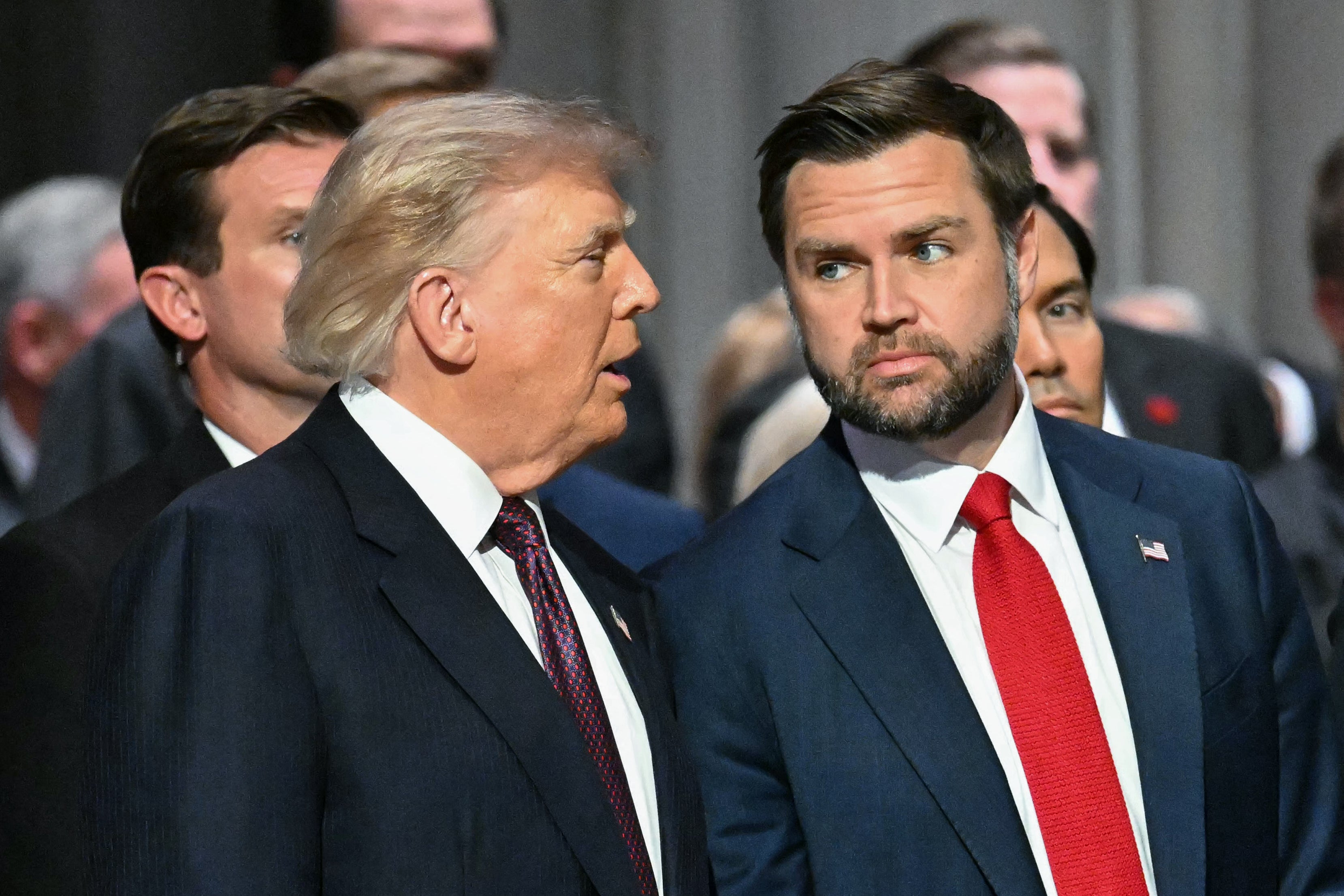 “OK, who likes JD Vance ?” Trump asked attendees astatine a White House arena a fewer months agone successful a threat poll