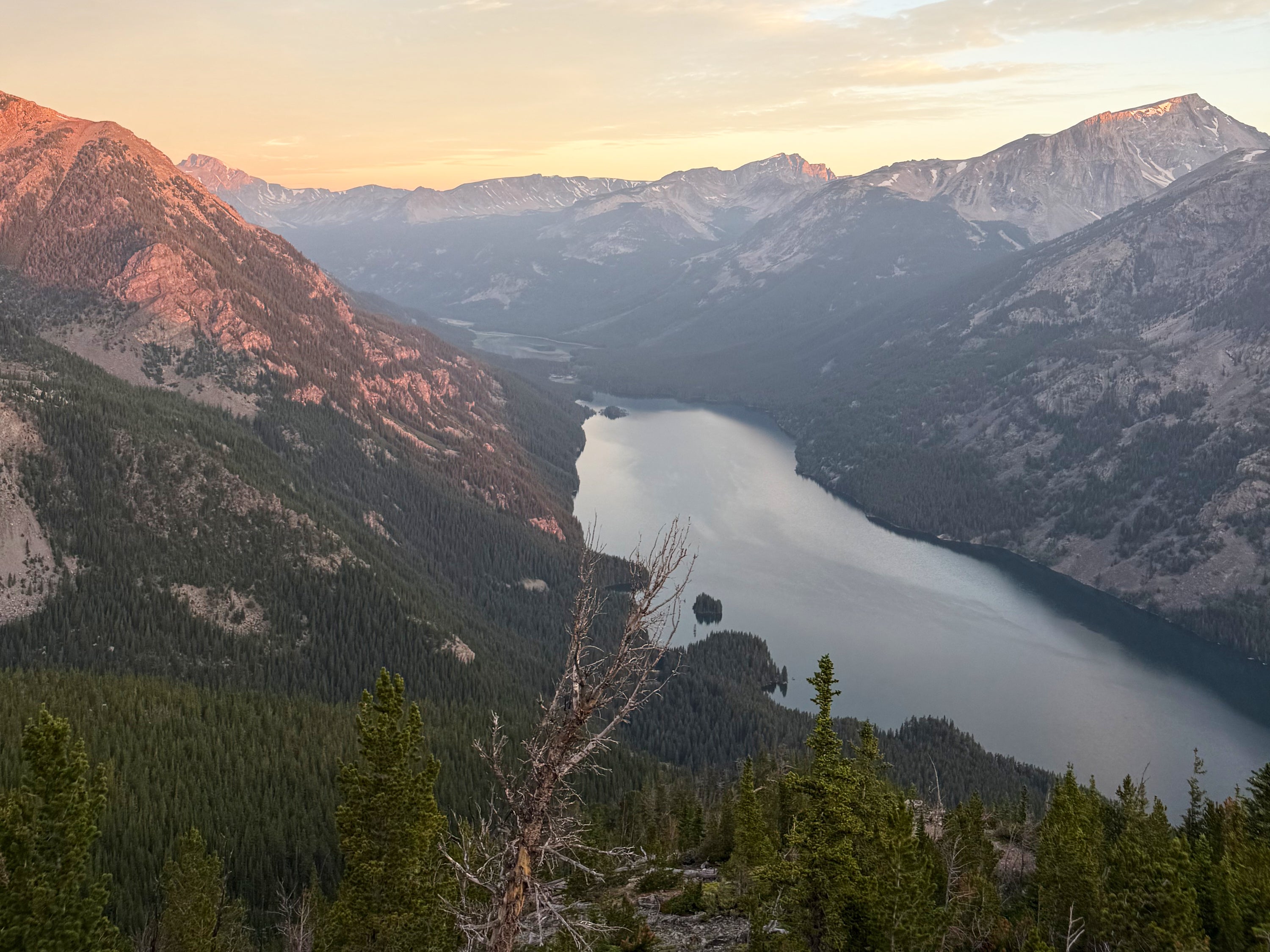 Mystic Lake is seen from nan Phantom Creek Trail successful nan Beartooth Mountains connected Monday, July 20