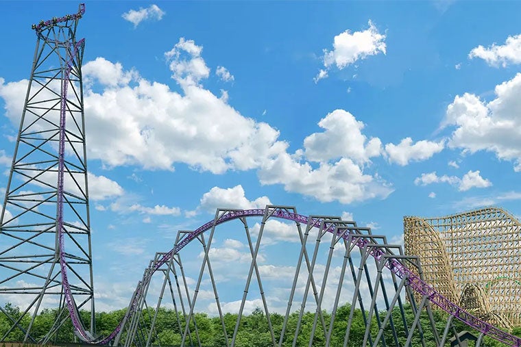 A projection of what nan rollercoaster will look like
