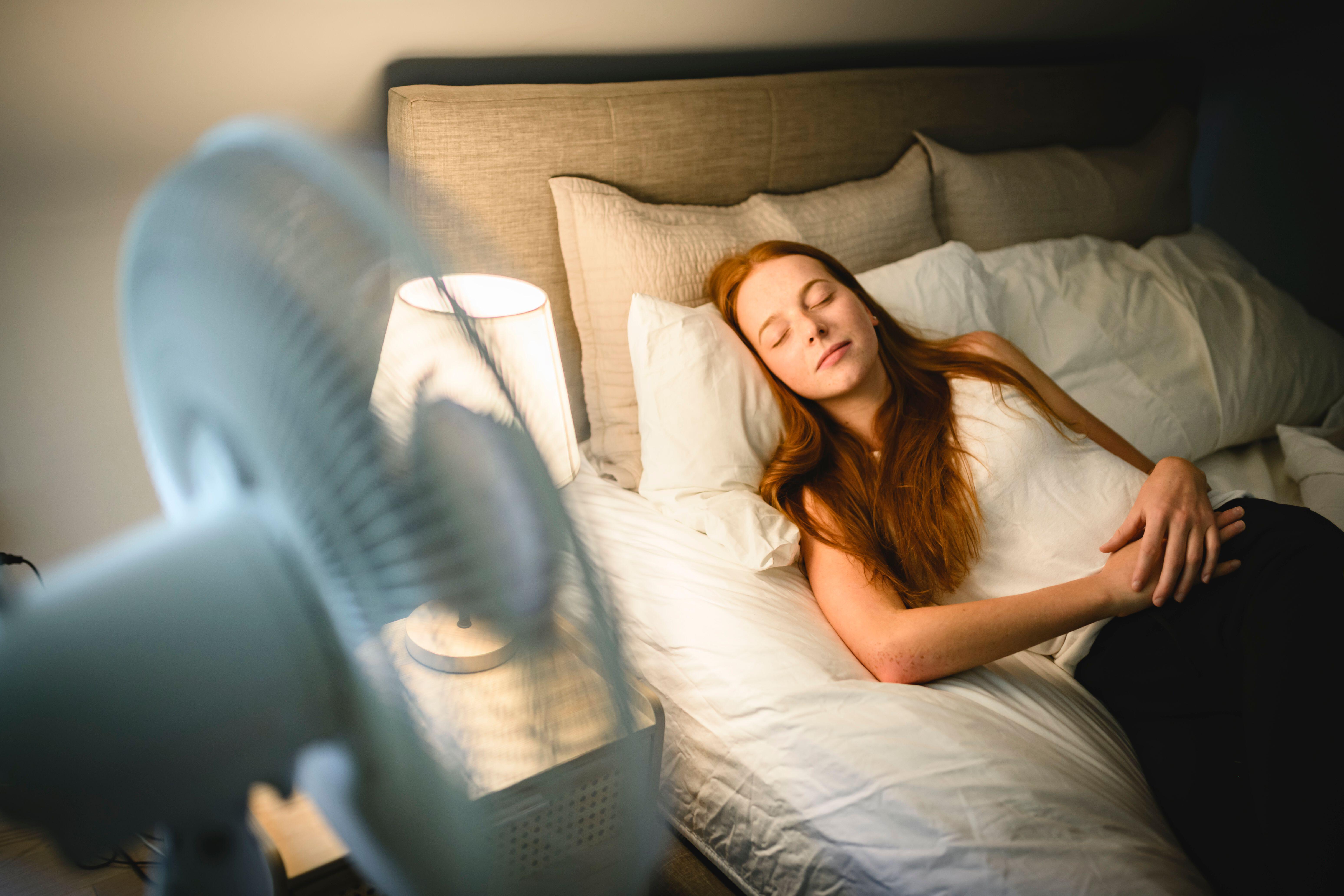 A fan can help with temperature regulation