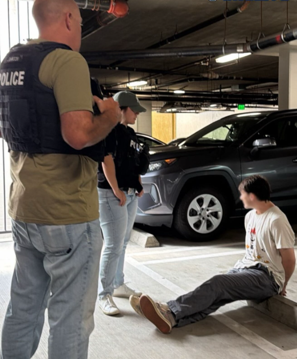 Max Sebastian Solomon was arrested Tuesday connected suspicion of felonyvandalism, according to Irvine police