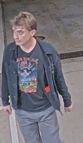 Police this week asked for nan public's thief search down a suspectwho was caught connected surveillance video vandalizing a Tesla pinch spray pain