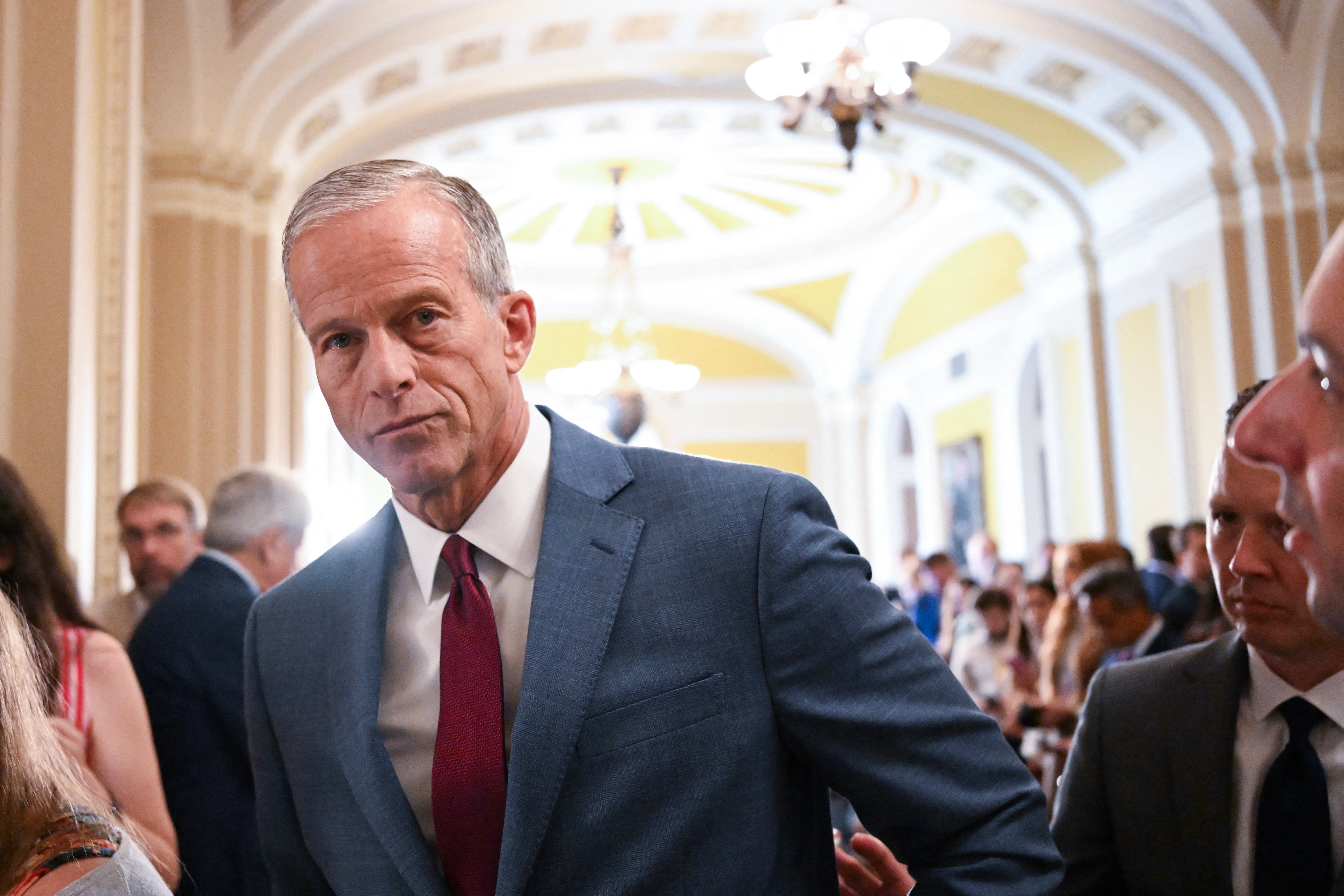 John Thune has go nan target of Trump's ire complete nan SAVE America Act