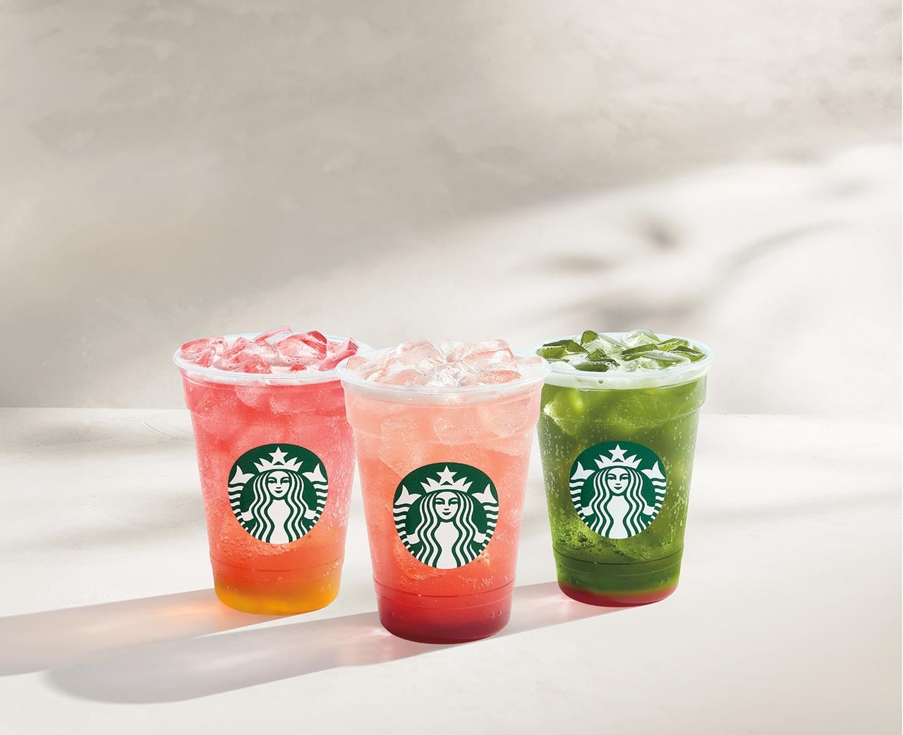 The new Spritz collection being tested at certain locations will feature a Strawberry Sunset Spritz, Golden Peach Spritz and Strawberry Matcha Spritz